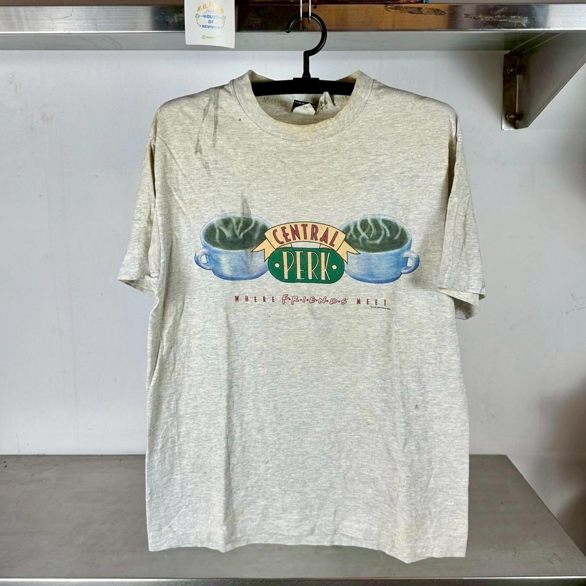 Vintage 1995 Friends TV Show Central Park Promo Large single stitch T shirt Vintage Movies Tshirts Vintage Friends Tv Show Graphic Tee – Cozy Vibes · Perfect For Daily Wear