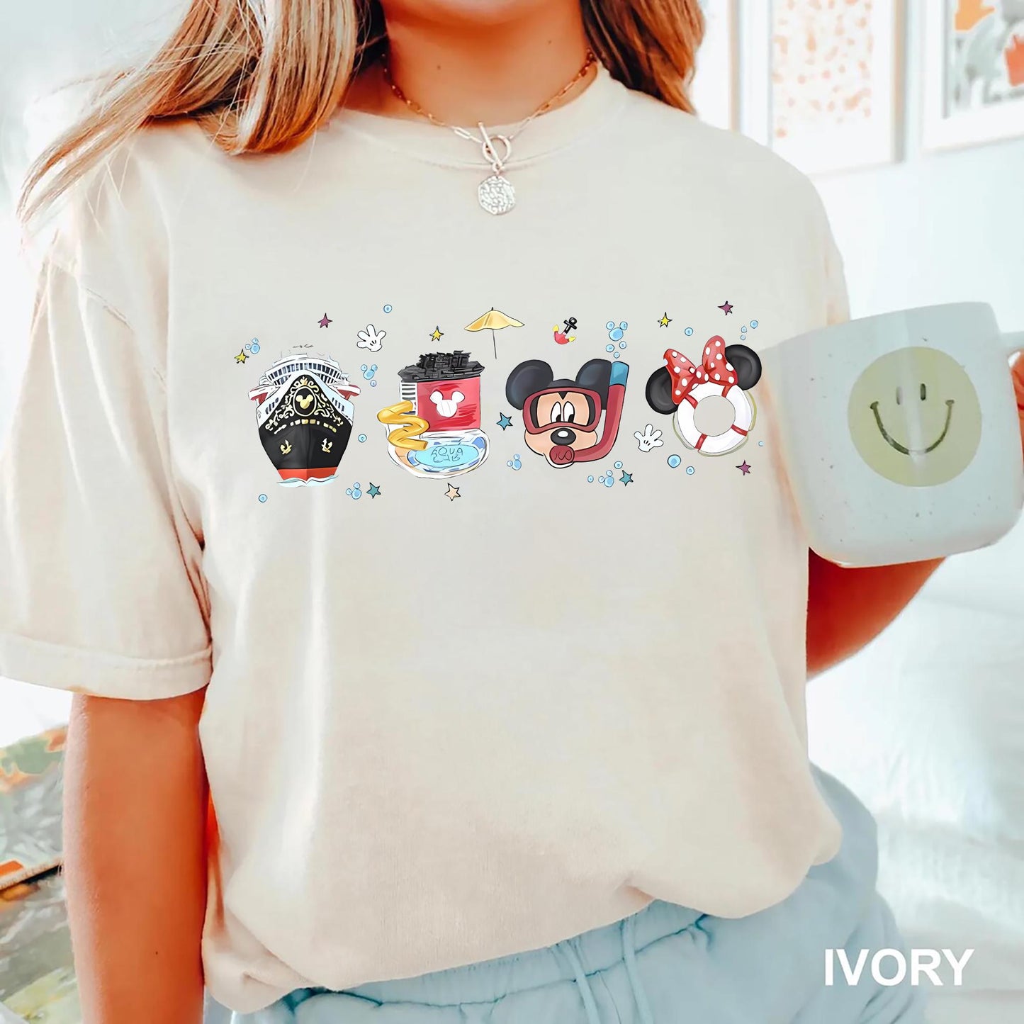 Disney Cruise Line Shirt Watercolor Mickey Minnie Tee Disney Wish Dream Fantasy Treasure Trip Shirt Family Matching Cruise T Shirt Vacation Graphic Tee – Easygoing Wear · Perfect For Daily Wear