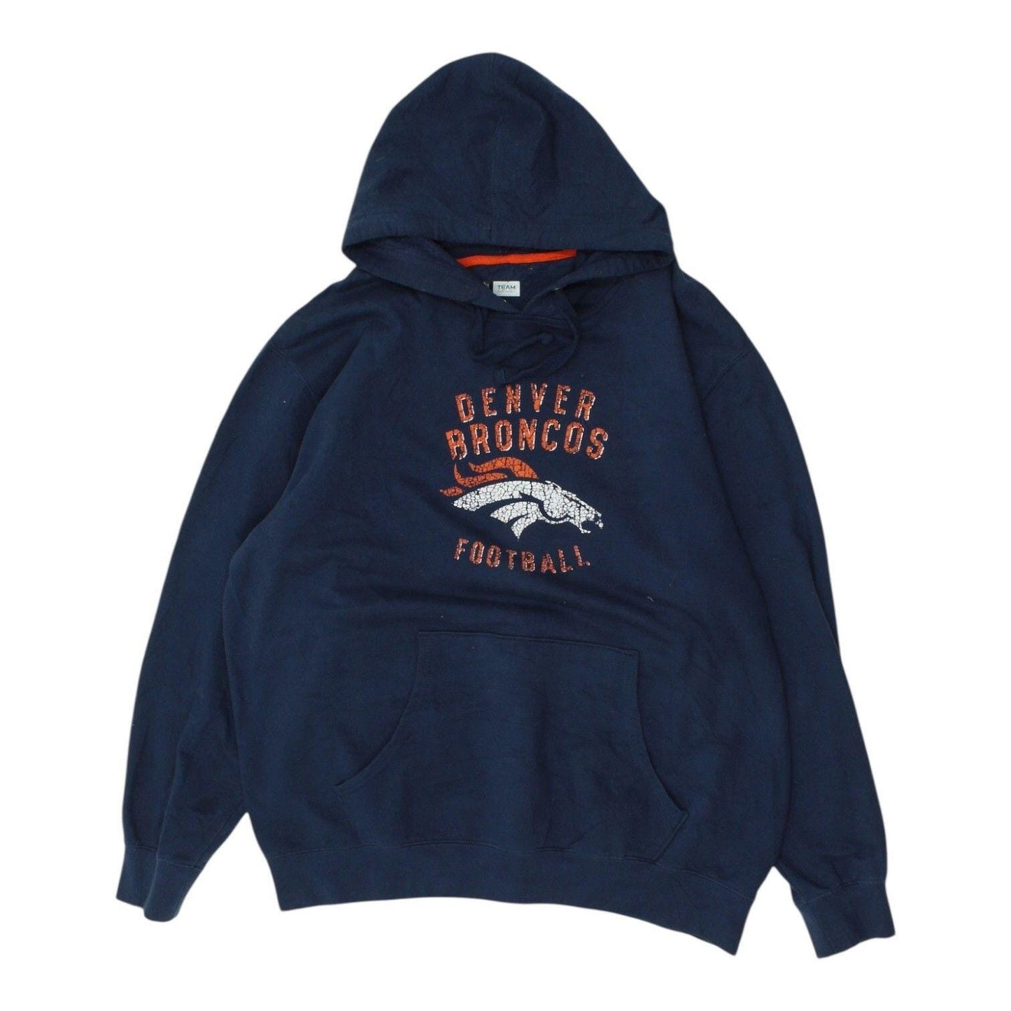 Denver Broncos Mens Hoodie Vintage Navy NFL Pullover Sweatshirt Fan Gear Hoodie – Easygoing Wear · Top Pick For Any Outfit