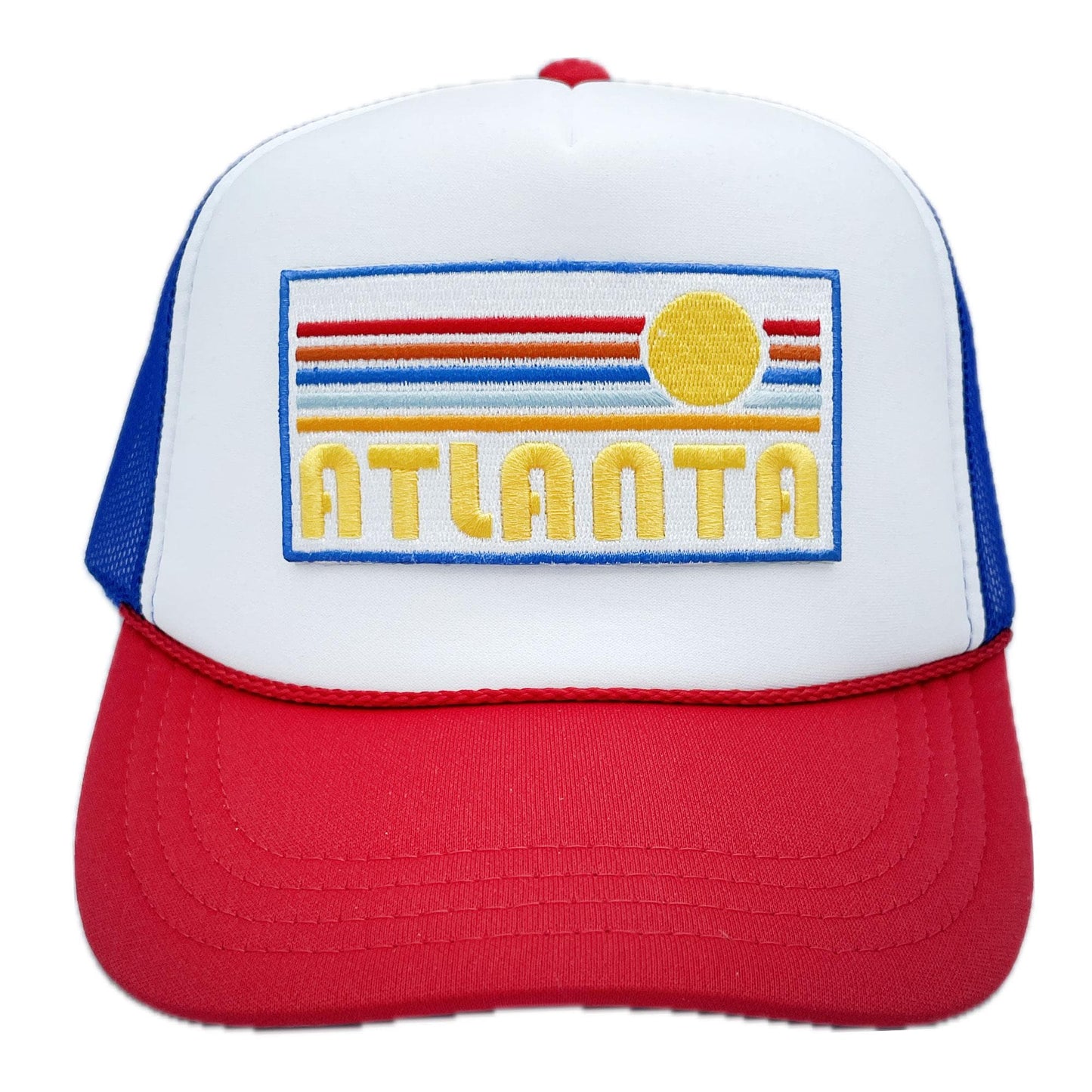 Kids Atlanta Georgia Trucker Hat Ages 212 Retro Sunrise Atlanta Snapback Youth Hat Kid39s Hat Graphic Tee – Premium Graphic · Top Pick For Any Outfit