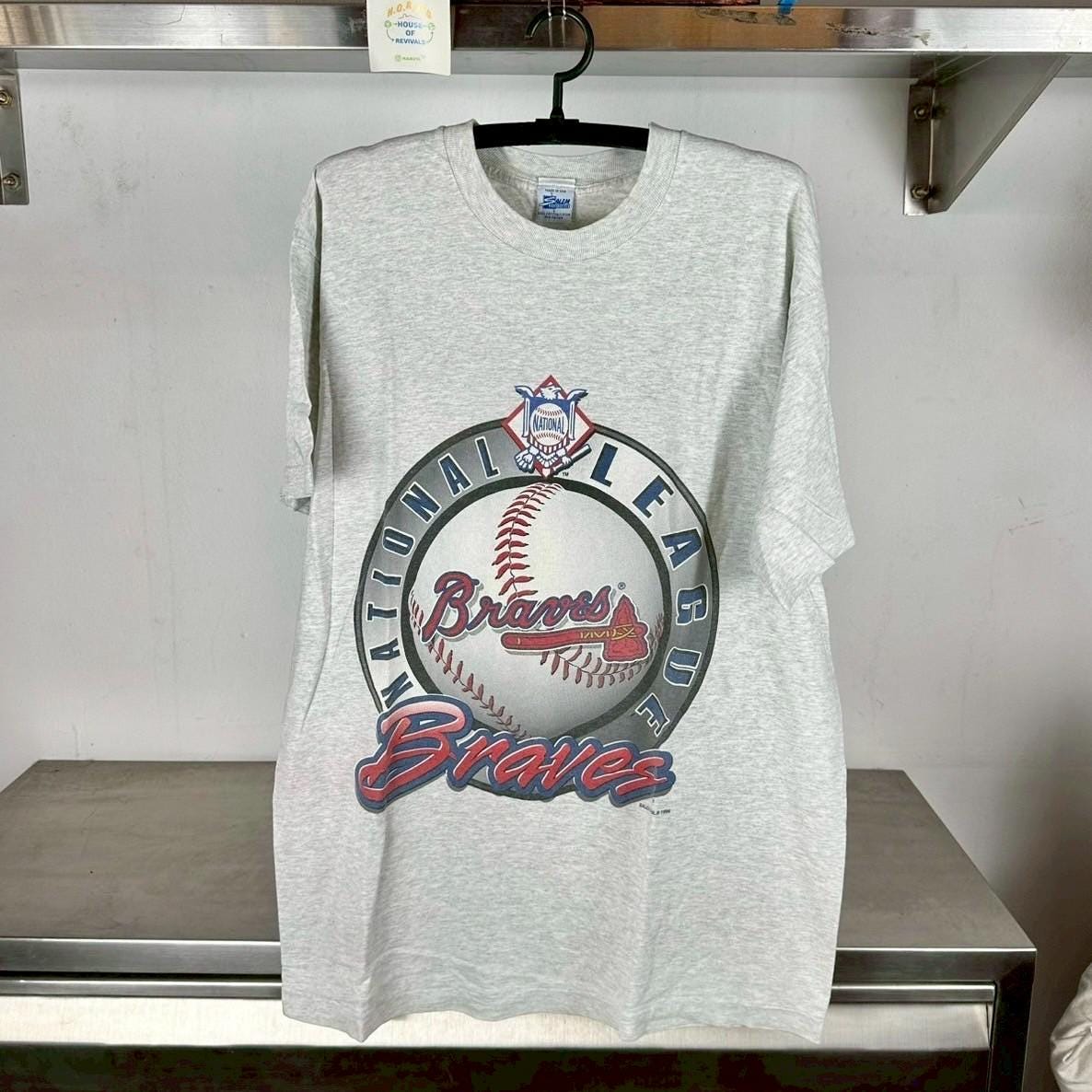 Vintage 1996 Atlanta Braves Baseball MLB Large Shirt Vintage Atlanta Braves shirt Vintage Baseball Tshirt Vintage Sports Tshirt Graphic Tee – Premium Graphic · Trending Graphic Apparel