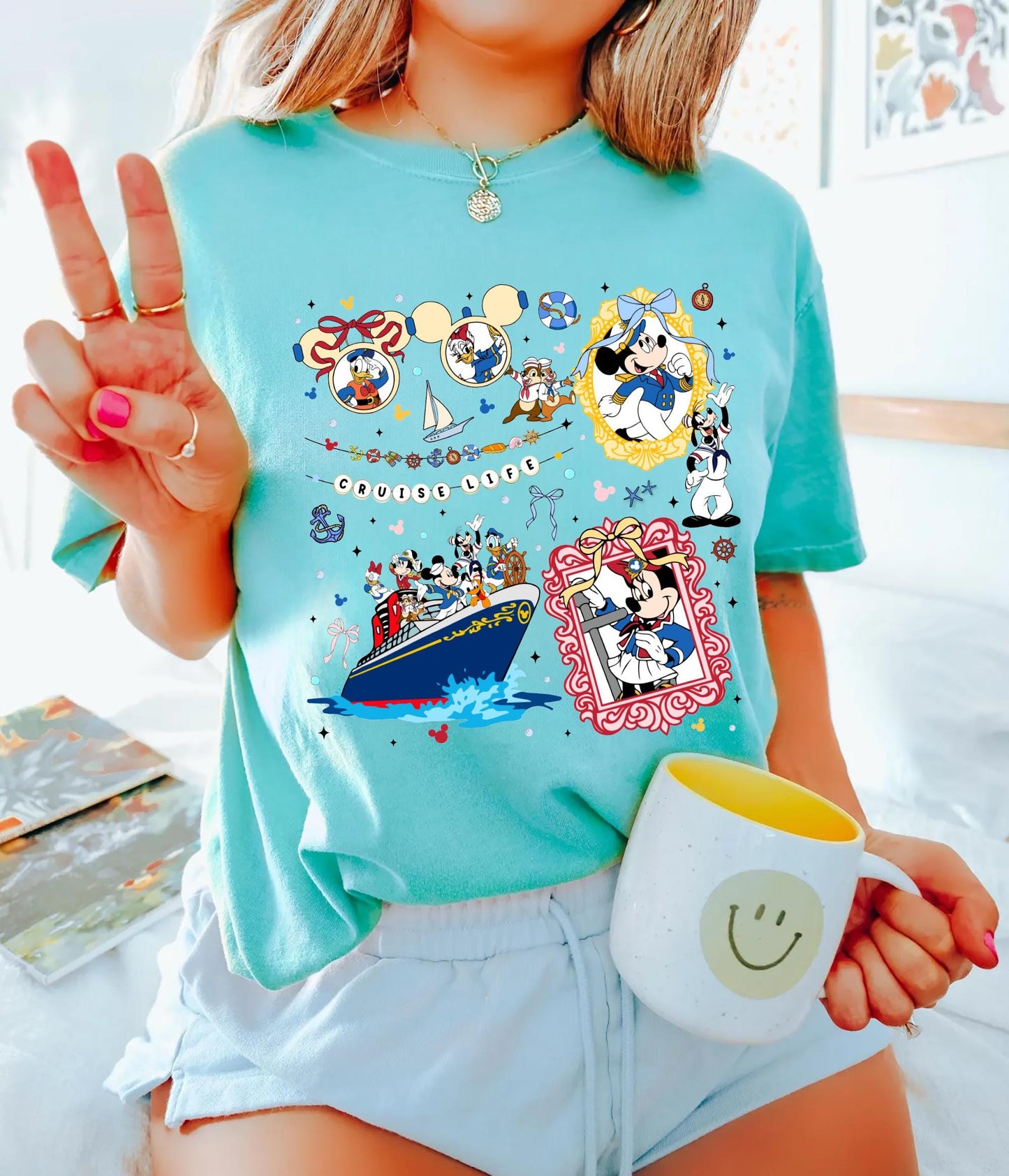 Coquette Bows Disney Cruise Line Shirt Mickey friends Girly Aesthetics Cruise shirt Girls trip shirt Mickey Minnie Graphic Tee – Warm & Stylish · Must-Have Style