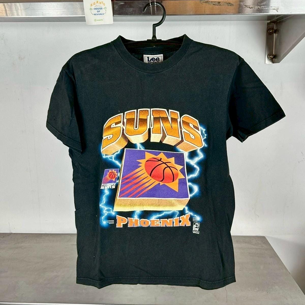 Vintage 90s Phoenix Suns Super Charge Thunder NBA T shirt Vintage Basketball Tshirts Graphic Tee – Warm & Stylish · Must-Have Style