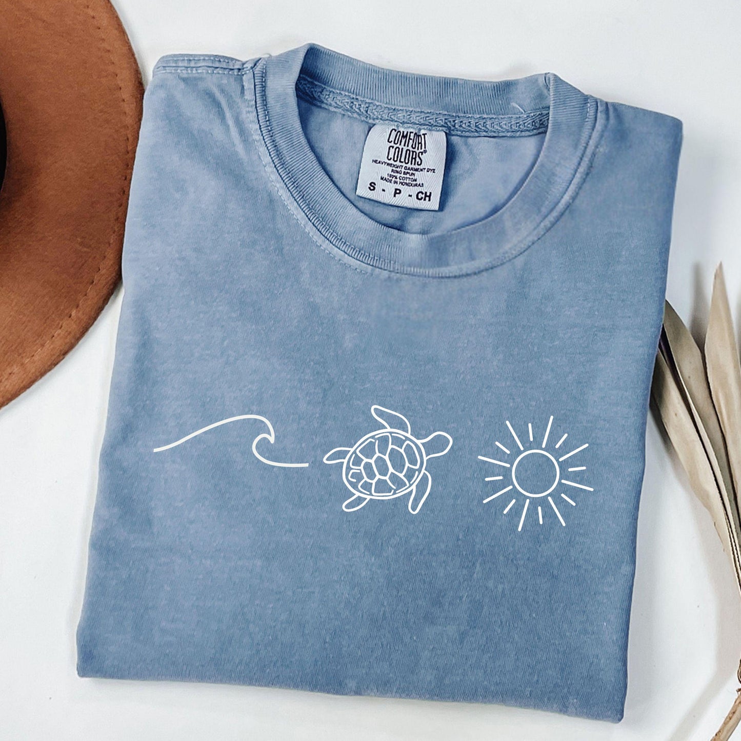 Ocean Turtle Sun T Shirt Summer Shirt Gift For Women Beach Shirt Summer Women Shirt Graphic Tee – Everyday Comfort · Top Pick For Any Outfit