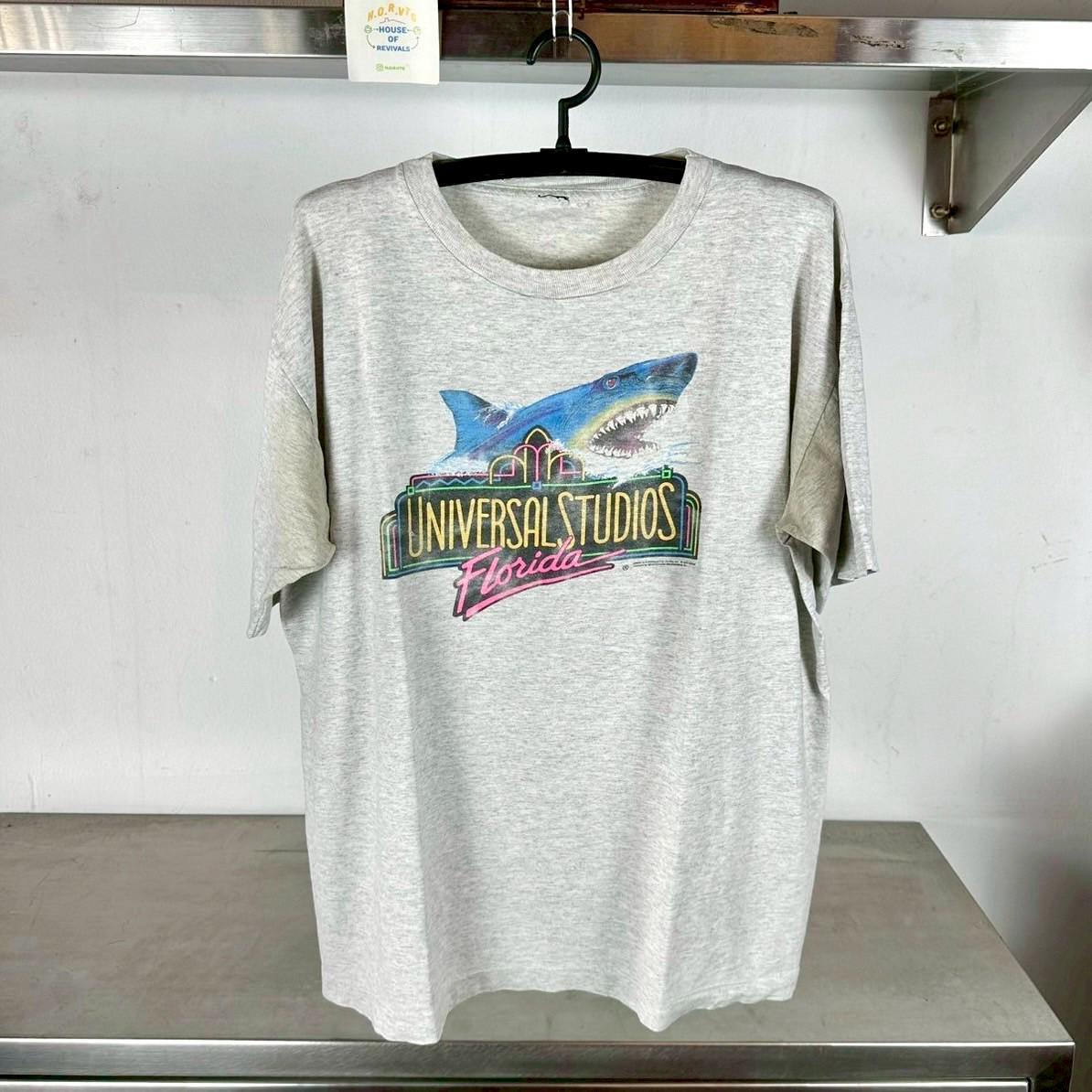 Vintage 90s Jaws Universal Studios Movie Promo XL single stitch T shirt Vintage Movies Tees Universal Studios Tshirts Graphic Tee – Fan Favorite · Must-Have Style