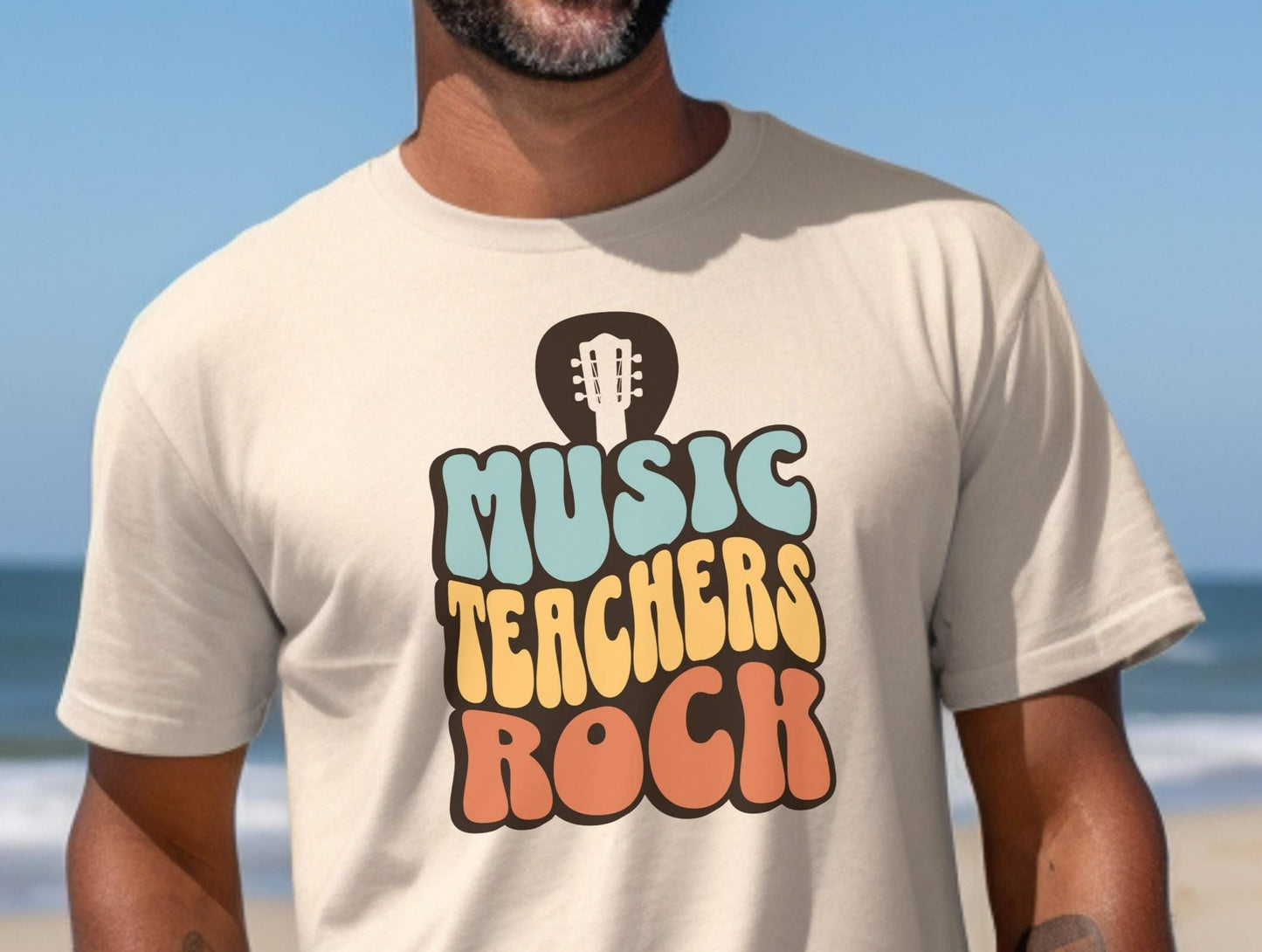 Music Teacher Shirt Music Teachers Rock T Shirt Music Teacher Gift Guitar Teacher Tee Band Music Teacher Tshirt Back to School Gift Graphic Tee – Bold Style · Top Pick For Any Outfit