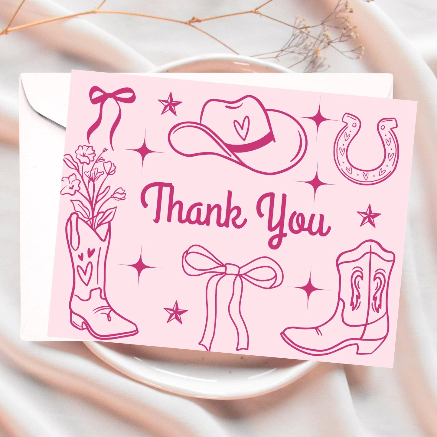 First Rodeo Thank You Card Girl First Rodeo Thank You Card Western Birthday Thank You Note First Rodeo Birthday Pink Cowgirl Printable FRG1 Graphic Tee – Feel-Good Design · Great Gift For Fans