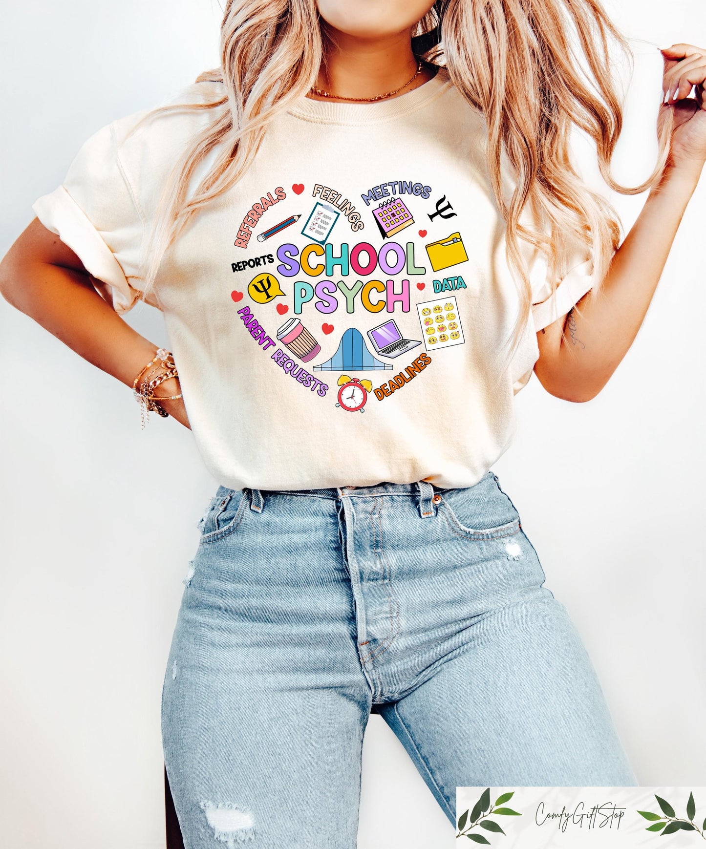 Retro Comfort School Psych Shirt School Psychologist T shirt Psychology Sweatshirt School Therapist Gift Teacher Crewneck Therapist Tee Sweatshirt – Warm & Stylish · Top Pick For Any Outfit