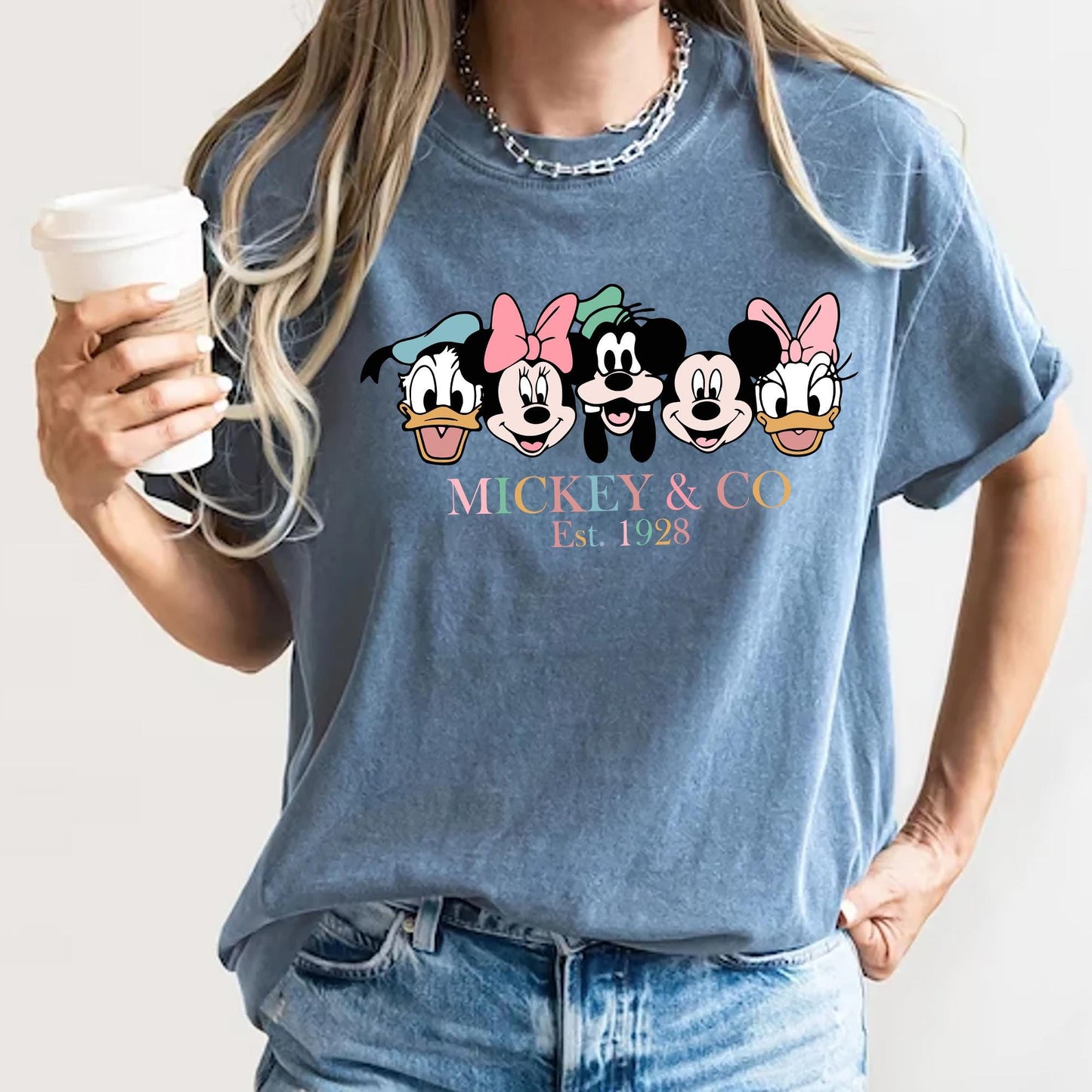 Retro Mickey and Co Shirt Vintage Disney Gift Tee Mickey Minnie Goofy Donald Daisy Shirt Disney Trip Matching Family Shirt Graphic Tee – Cozy Vibes · Trending Graphic Apparel