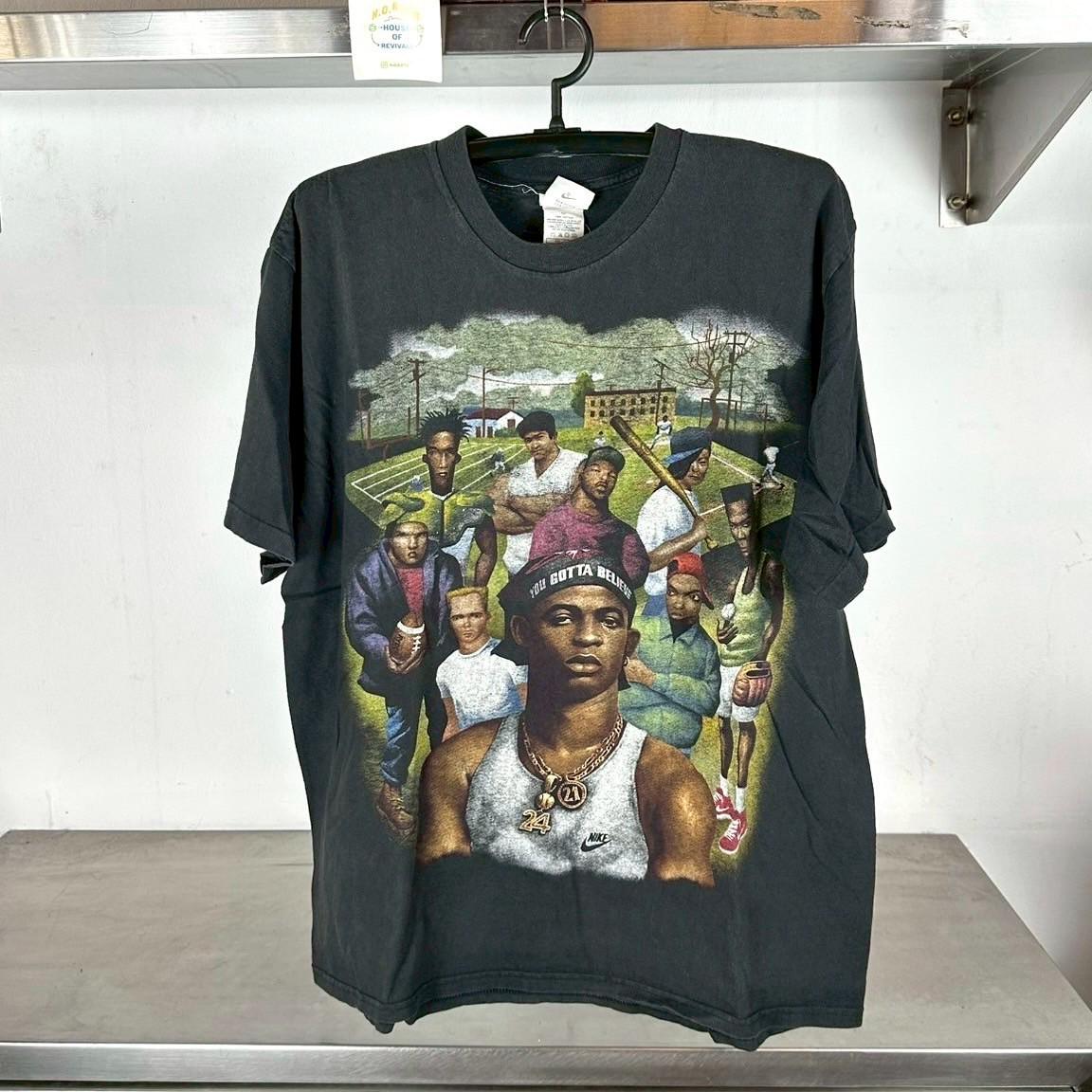 Vintage 90s Nike Deion Sanders You Gotta Believe XL T shirt Vintage Nike Tees Nike Tshirts Graphic Tee – Aesthetic Look · Perfect For Daily Wear