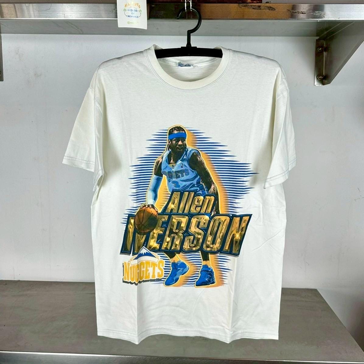 Vintage 2000s Allen Iverson Denver Nuggets NBA XL T shirt Graphic Tee – Easygoing Wear · Top Pick For Any Outfit