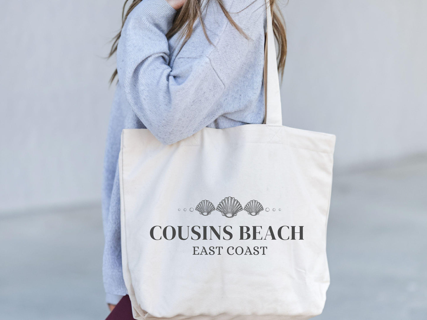 Cousins Beach Tote Bag Vintage Beach Bag Trendy Coastal Tote East Coast Beach Bag Summer Vibes Tote Trip Tote Vacation Tote Tote Bag – Fan Favorite · High-Quality Print