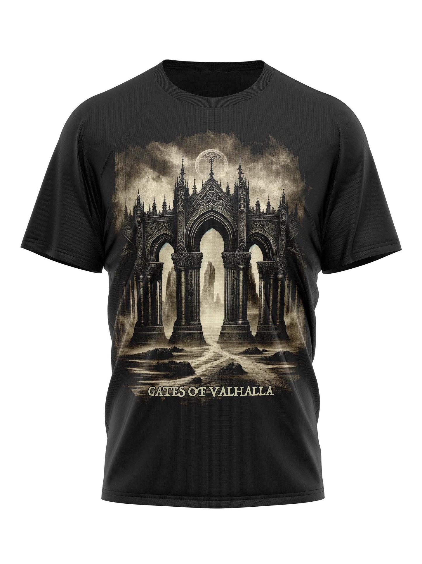 Gates of Valhalla Vikings Gothic Norse Mens T Shirt Graphic Tee – Fan Favorite · Perfect For Daily Wear