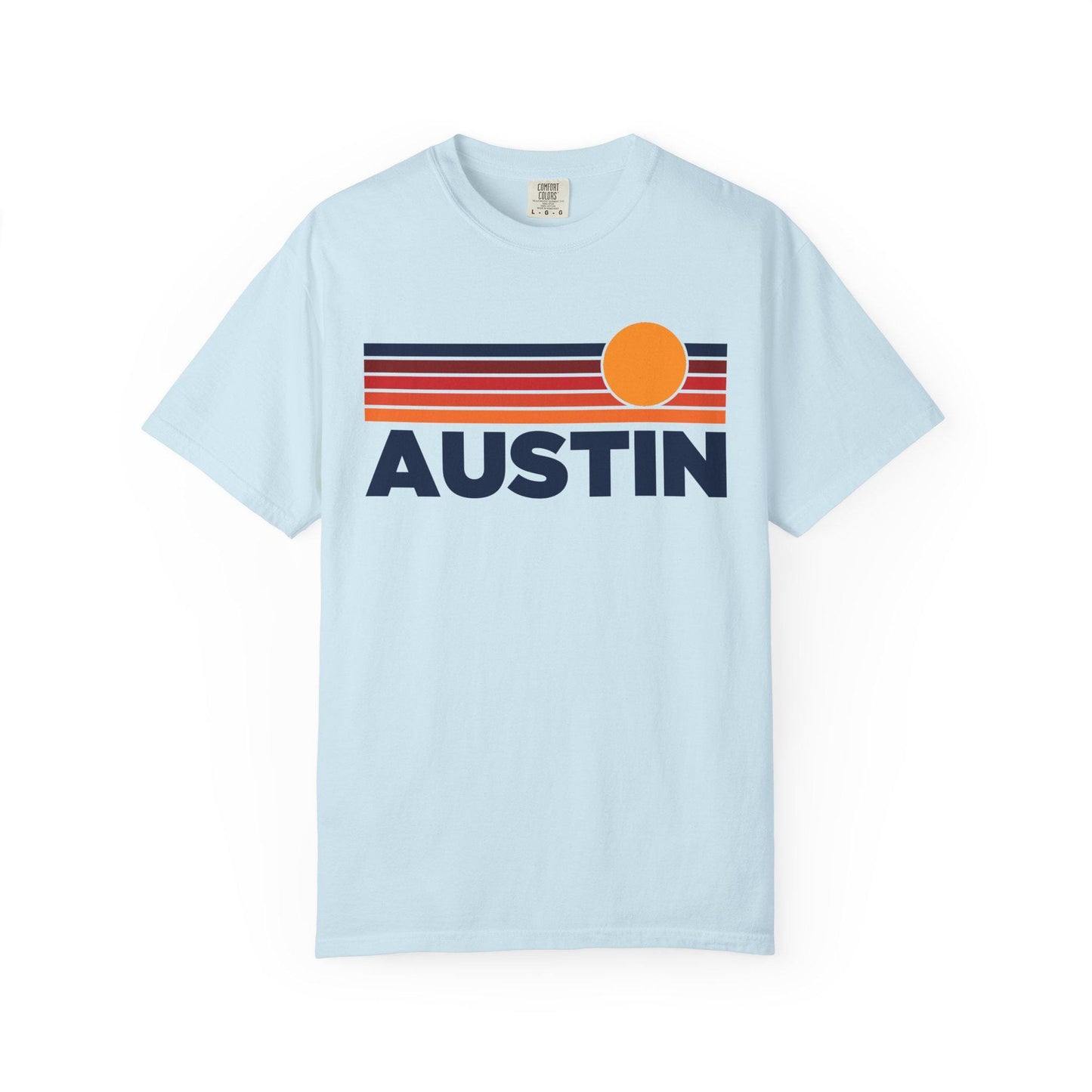 Austin Texas Graphic Tee Comfort Colors Retro Unisex Austin T shirt Graphic Tee – Aesthetic Look · Trending Graphic Apparel