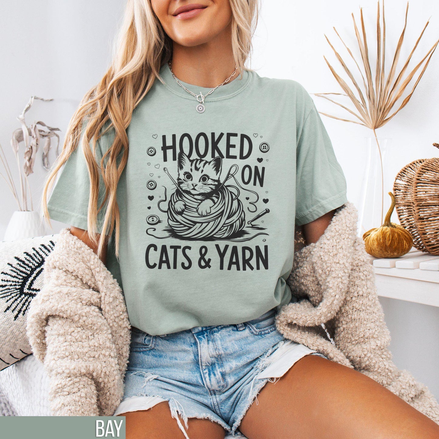 Crochet Lover Gift Crochet Shirt Funny Knitting Shirt Crocheting Shirts Crochet Cat Mom Crocheting Mom Shirt Funny Cat Shirt Cat Love Graphic Tee – Cozy Vibes · Trending Graphic Apparel