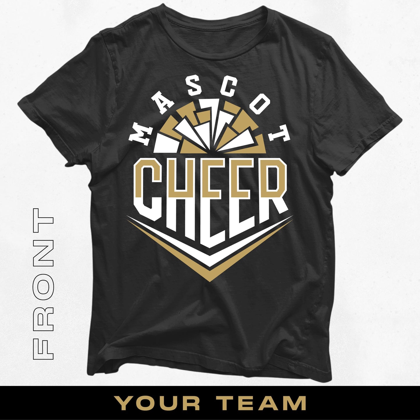 Cheer Team Customizable Shirt Personalized Cheerleader Tee with Sleeves School Spirit Gift for Cheerleading Squad Graphic Tee – Easygoing Wear · Great Gift For Fans