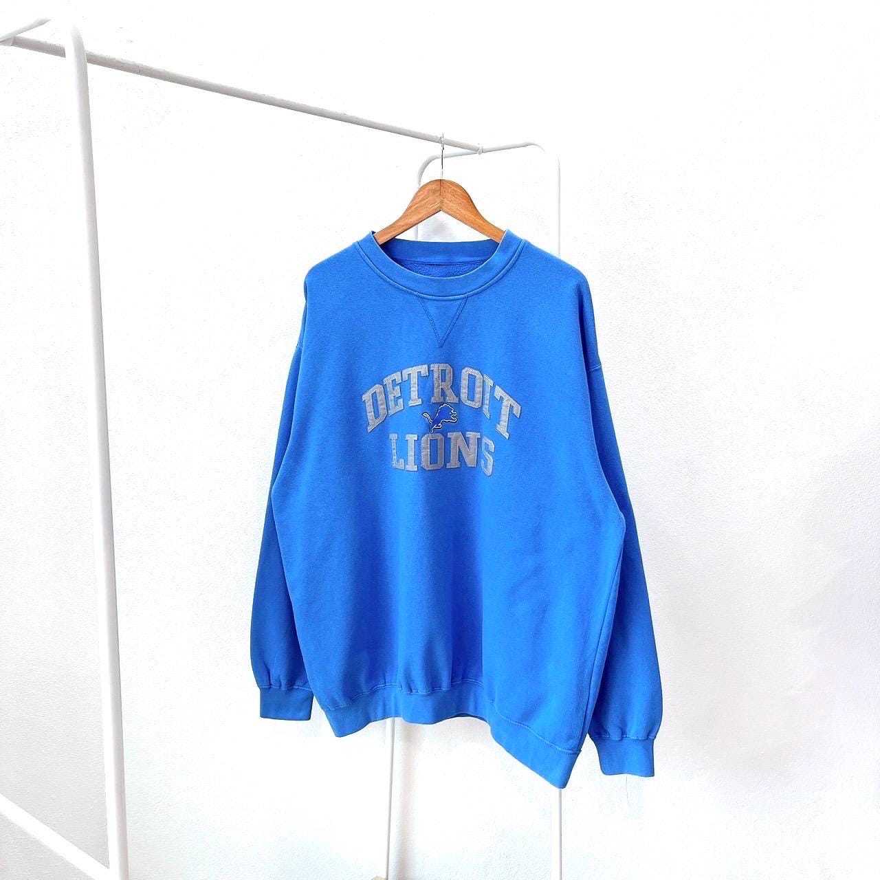 Vintage 00s Detroit Lions NFL vintage NFL embroidery blur sweatshirt XL Sweatshirt – Cozy Vibes · Perfect For Daily Wear