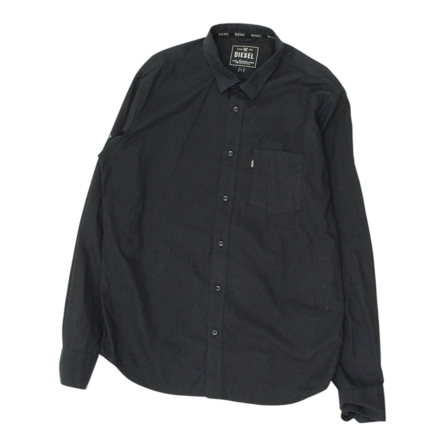 Diesel Mens Navy Shirt Vintage Button Up Collar Designer Smart Casual Collared Graphic Tee – Feel-Good Design · Great Gift For Fans