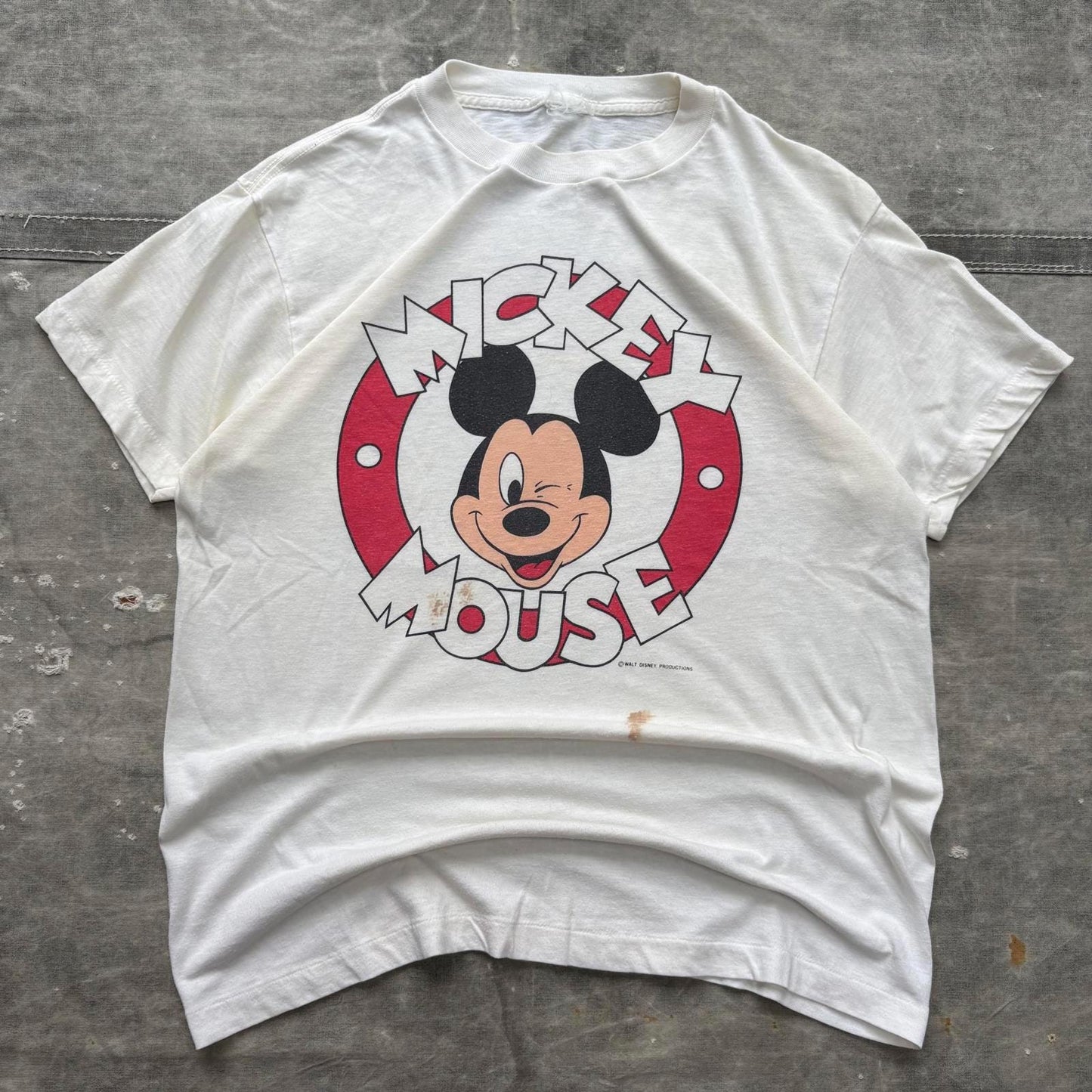 Vintage Rare 70s Mickey Mouse Disney Cartoon Unique Shirt Graphic Tee – Bold Style · Top Pick For Any Outfit