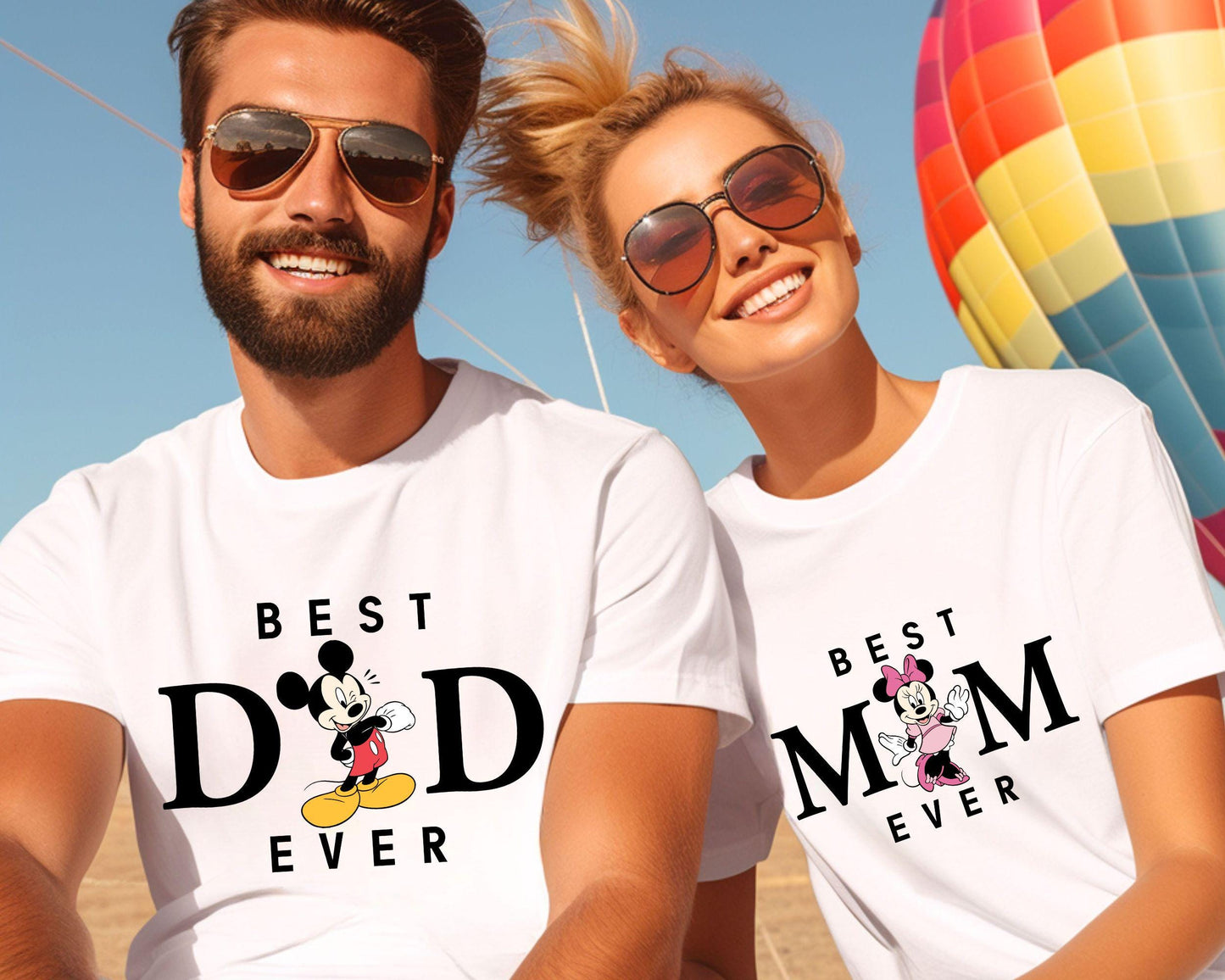Disney Best Mom Dad Ever Shirts Family Vacation Tees Minnie Mickey Mom Dad Shirts Disney World Family Shirts New Dad Disney Shirt Gift Graphic Tee – Fan Favorite · Must-Have Style