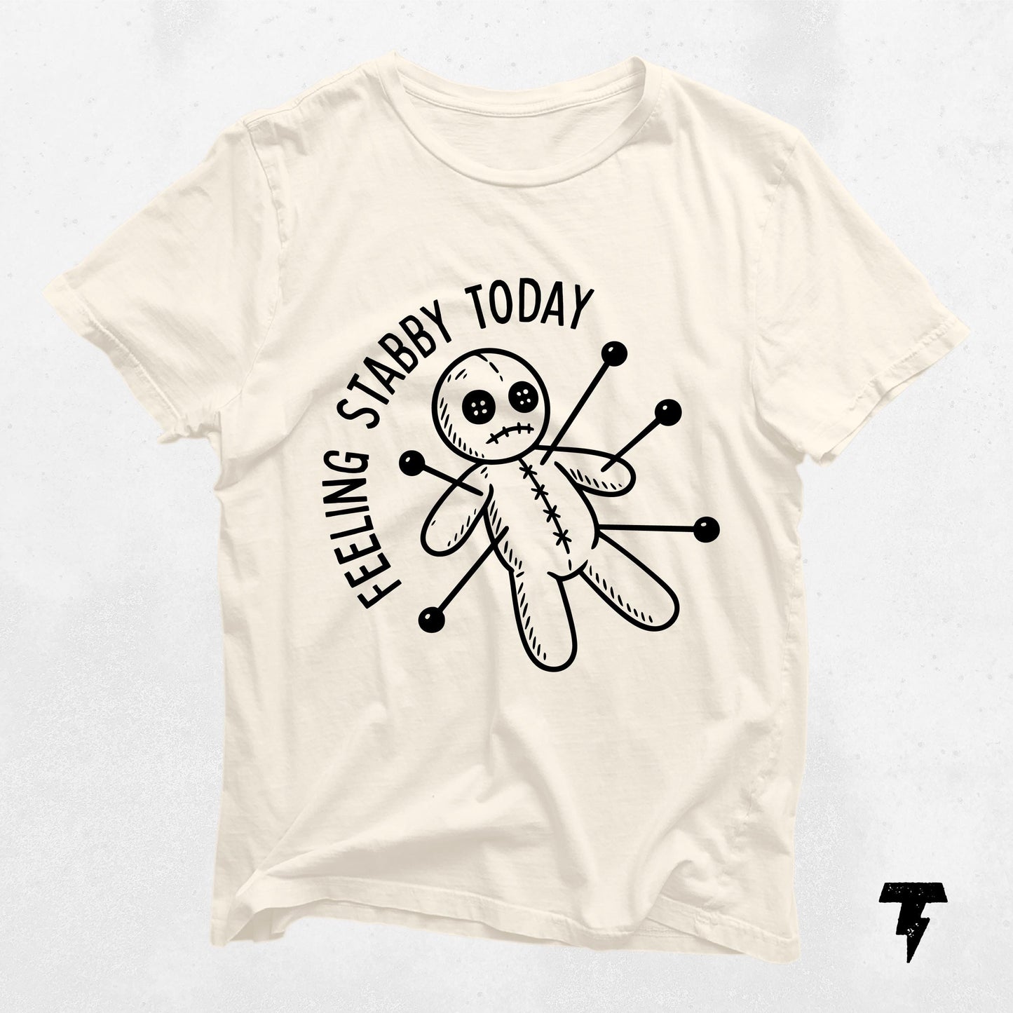 Funny Sassy Sarcastic Tee Feeling Stabby Today Shirt Unisex Jersey Short Sleeve Voodoo Doll Shirt Humorous Graphic Tee Novelty T Shirt Jersey – Everyday Comfort · High-Quality Print