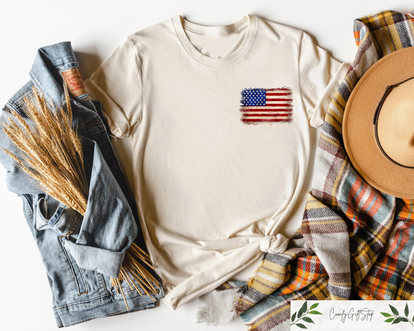 Retro Comfort American Flag T shirt Women39s USA Flag Shirt Independence Day Crewneck Funny 4th Of July Gift Patriotic Mom Shirt Graphic Tee – Warm & Stylish · Must-Have Style
