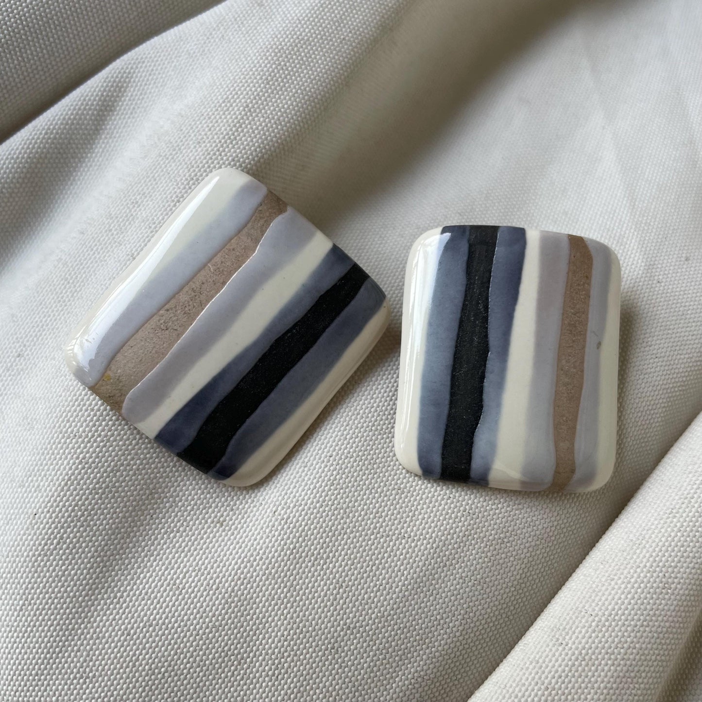 vintage ceramic earrings blue Graphic Tee – Soft Feel · Perfect For Daily Wear