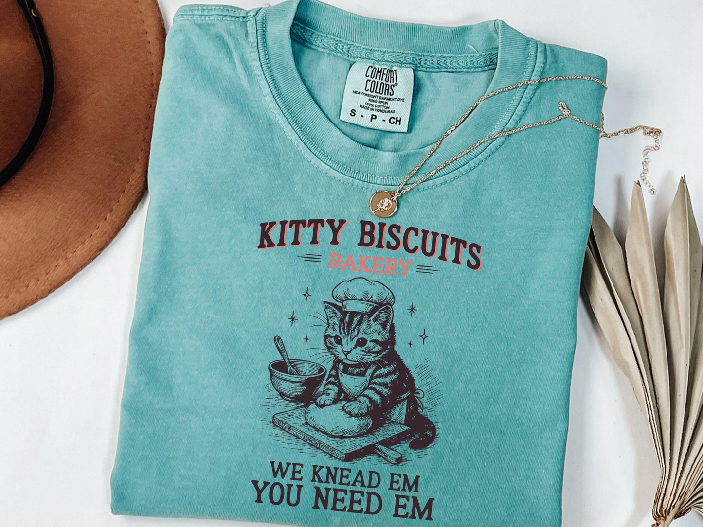 Cat Biscuit Maker Shirt Funny Cat Kneading Shirt Kitty Lover Gift Tee kitty biscuits bakery we knead em you need em shirt Graphic Tee – Soft Feel · Must-Have Style