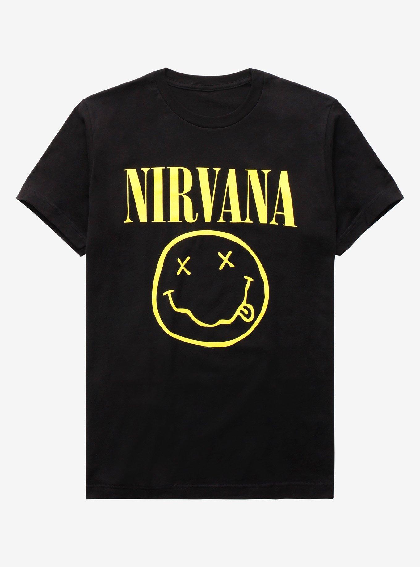 Nirvana Smile T-Shirt | Trending Graphic Tee For Fans