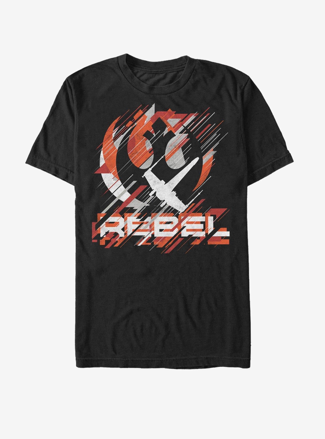 Star Wars Rebel Crest Streaks T-Shirt | Trending Graphic Tee For Fans