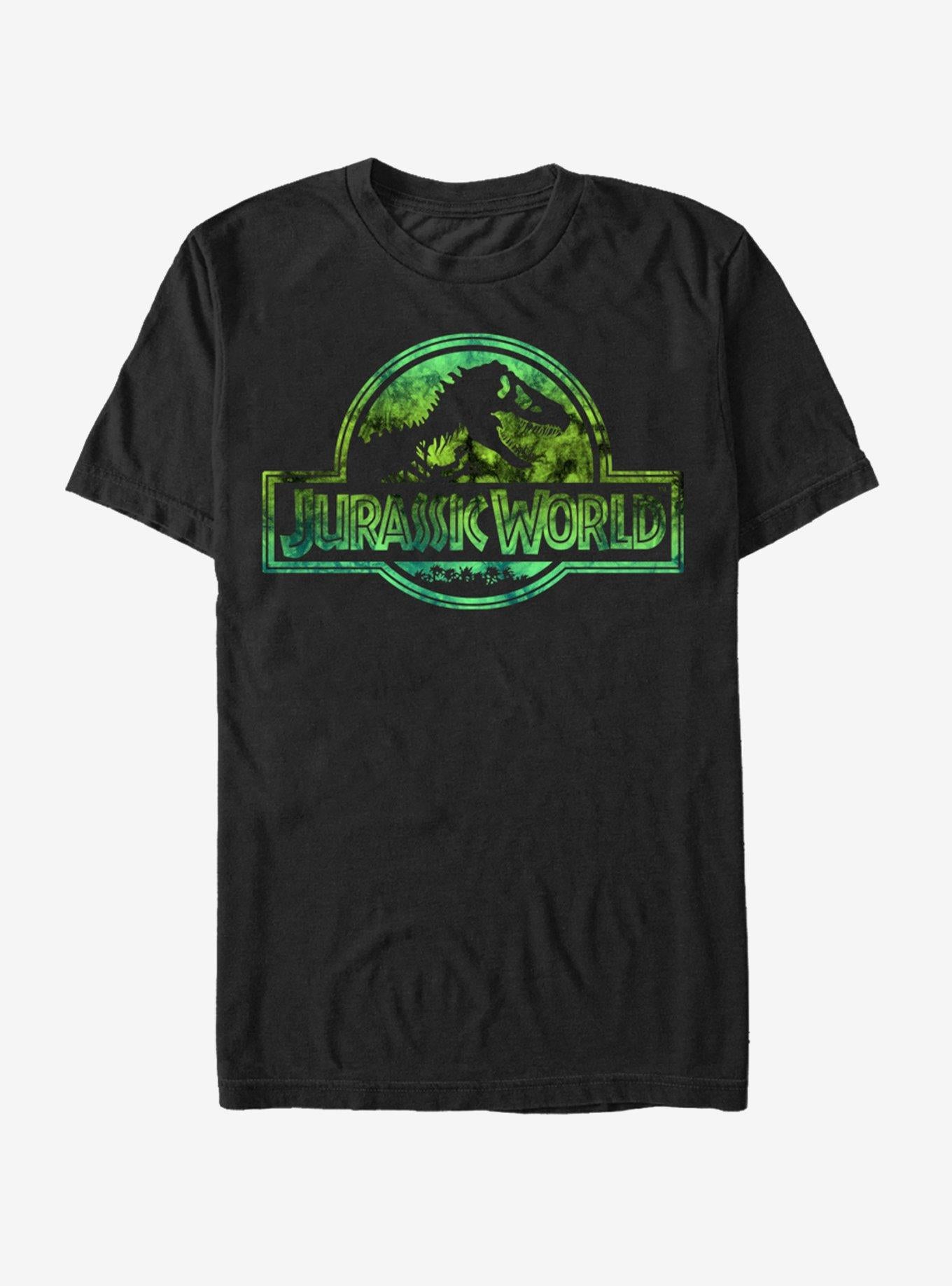 Jurassic World Logo Tie Dye Print T-Shirt | Trending Graphic Tee For Fans