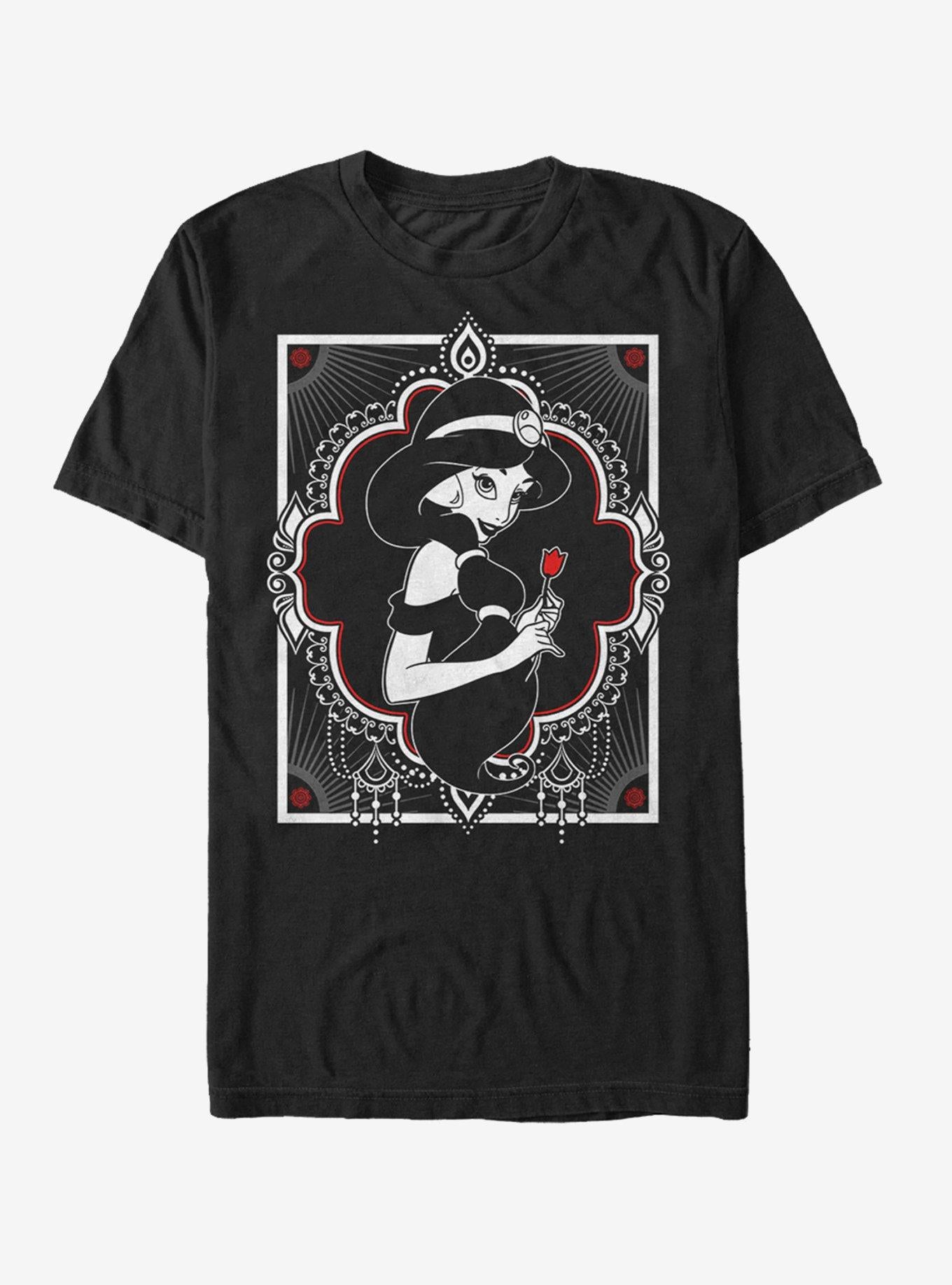 Disney Aladdin Jasmine Rose T-Shirt | Trending Graphic Tee For Fans