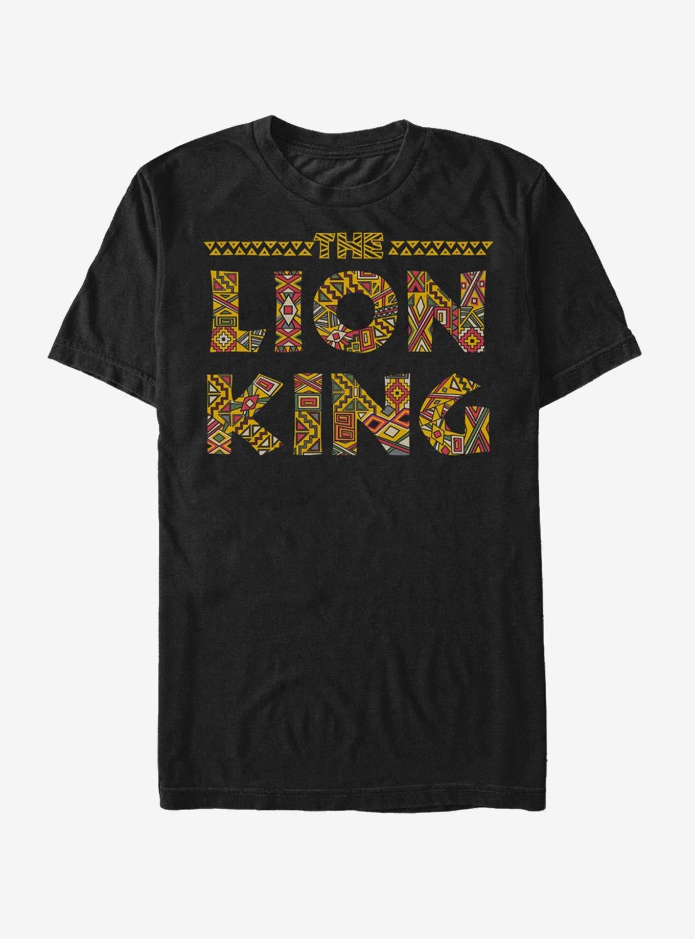 Lion King Tribal Print Logo T-Shirt | Trending Graphic Tee For Fans