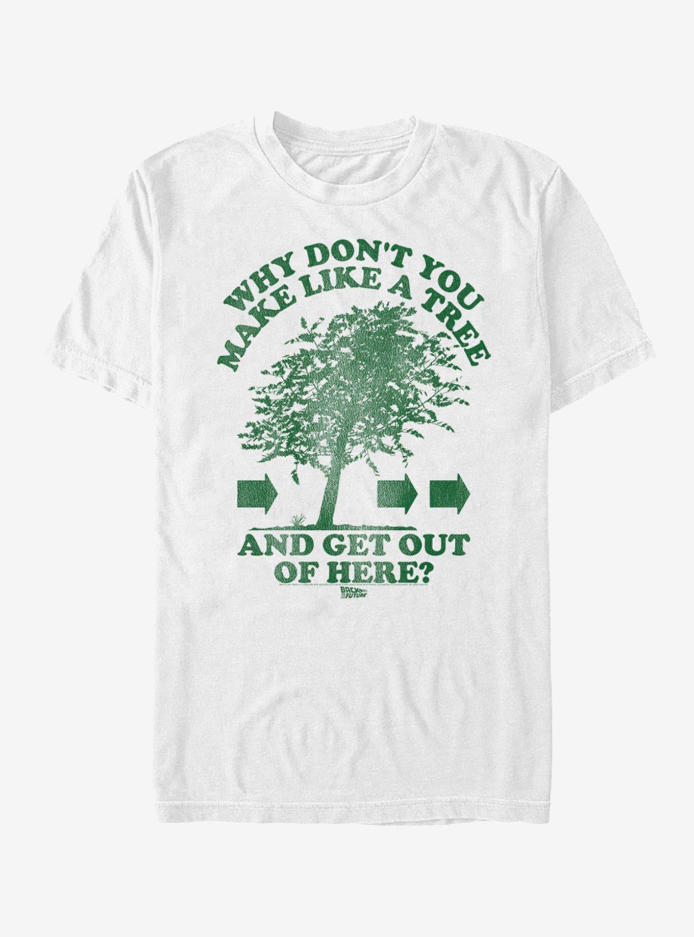 Back to the Future Make Like a Tree T-Shirt | Trending Graphic Tee For Fans