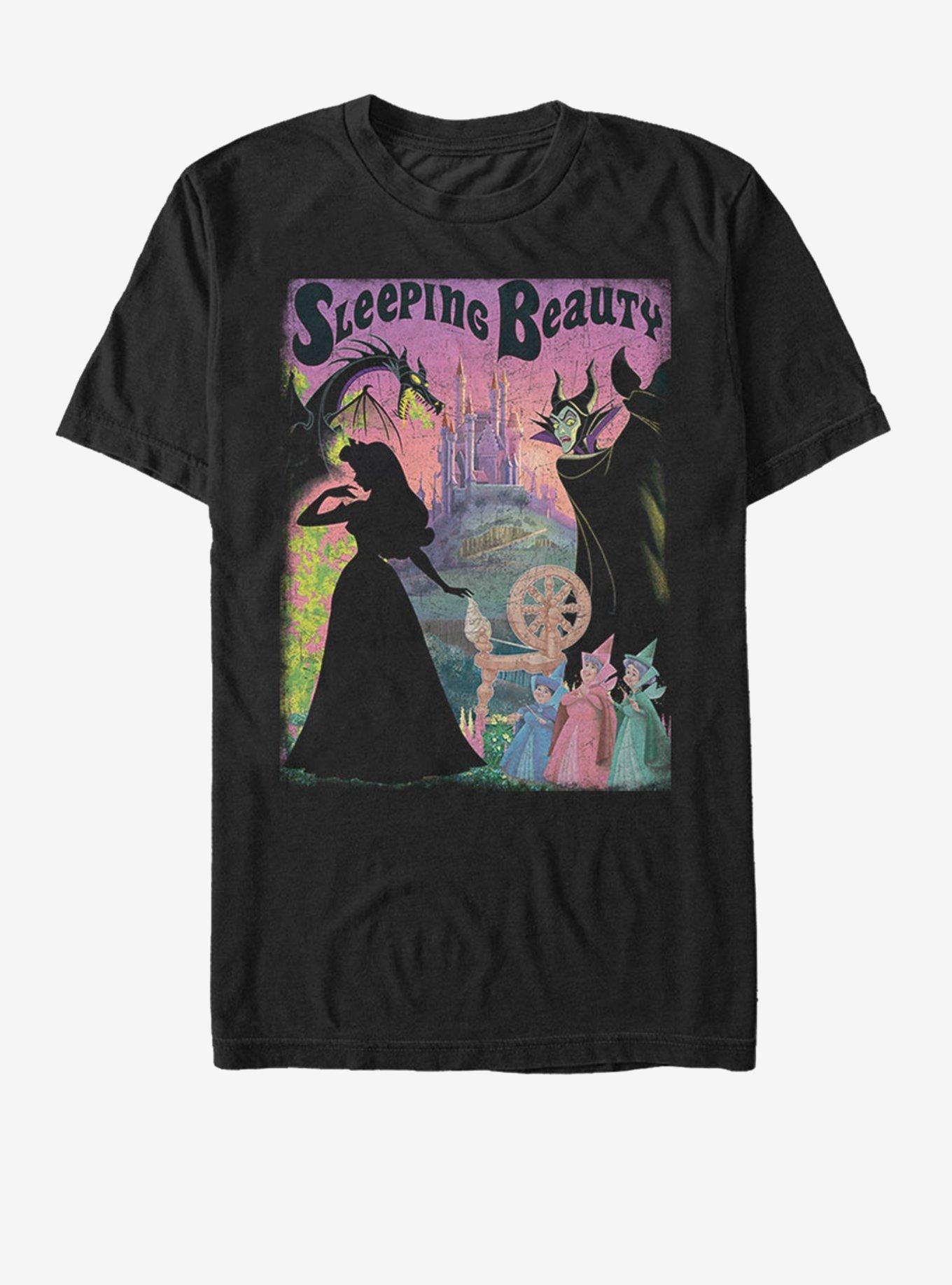 Disney Sleeping Beauty Spindle Poster T-Shirt | Trending Graphic Tee For Fans