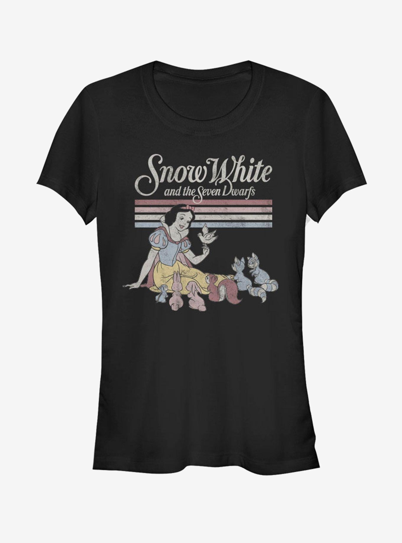 Disney Snow White And The Seven Dwarfs Girls T-Shirt | Trending Graphic Tee For Fans