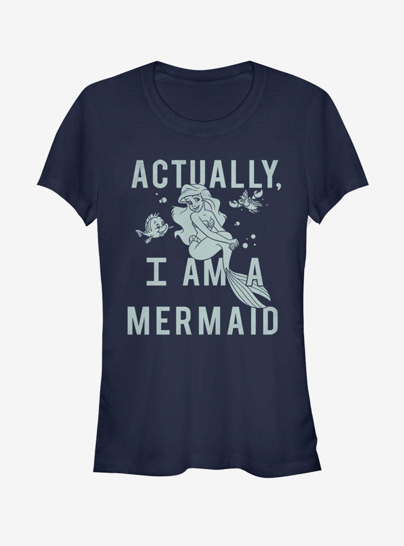 Disney The Little Mermaid Actual Mermaid Girls T-Shirt | Trending Graphic Tee For Fans