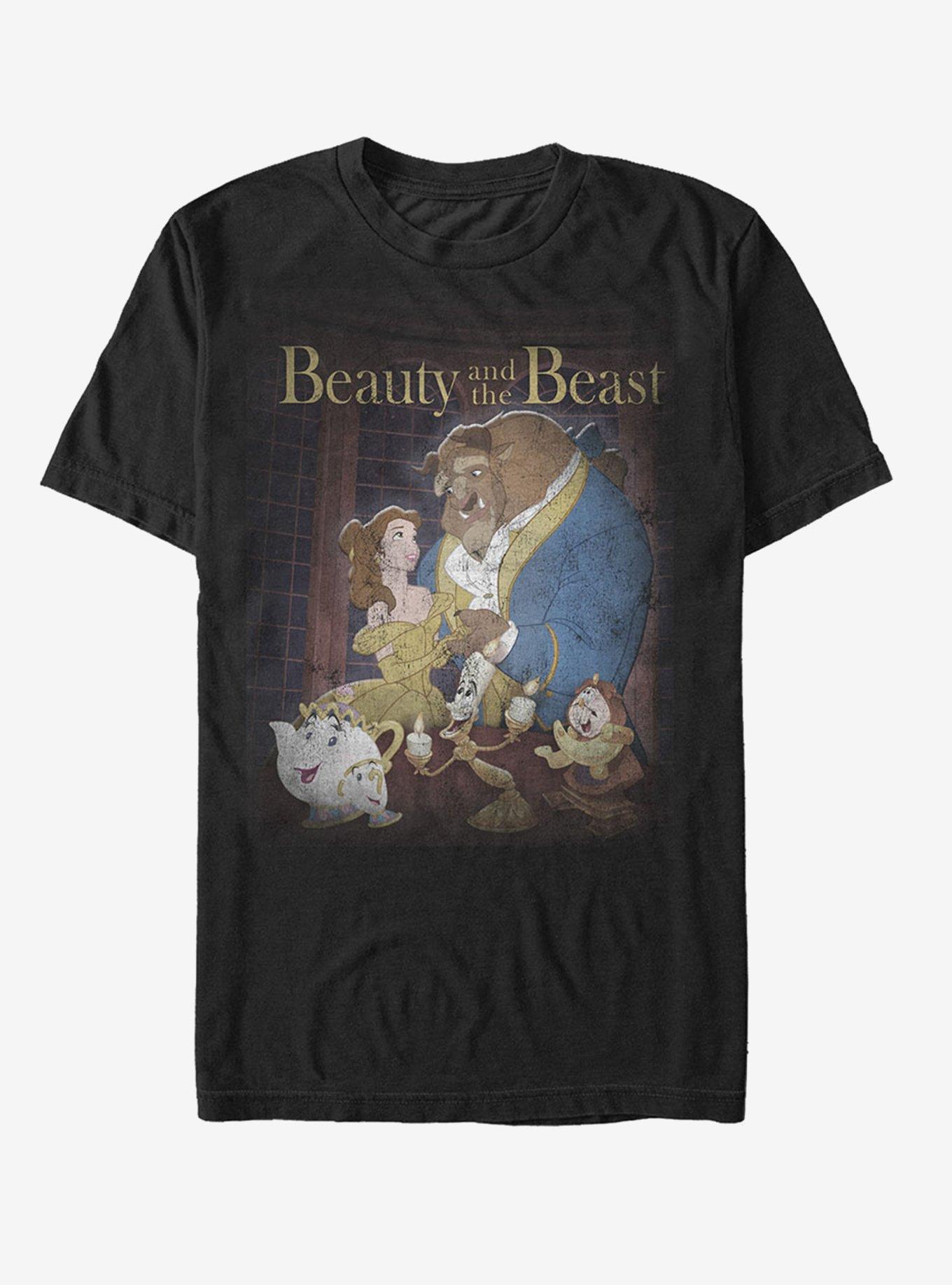 Disney Beauty And The Beast Movie Poster T-Shirt | Trending Graphic Tee For Fans
