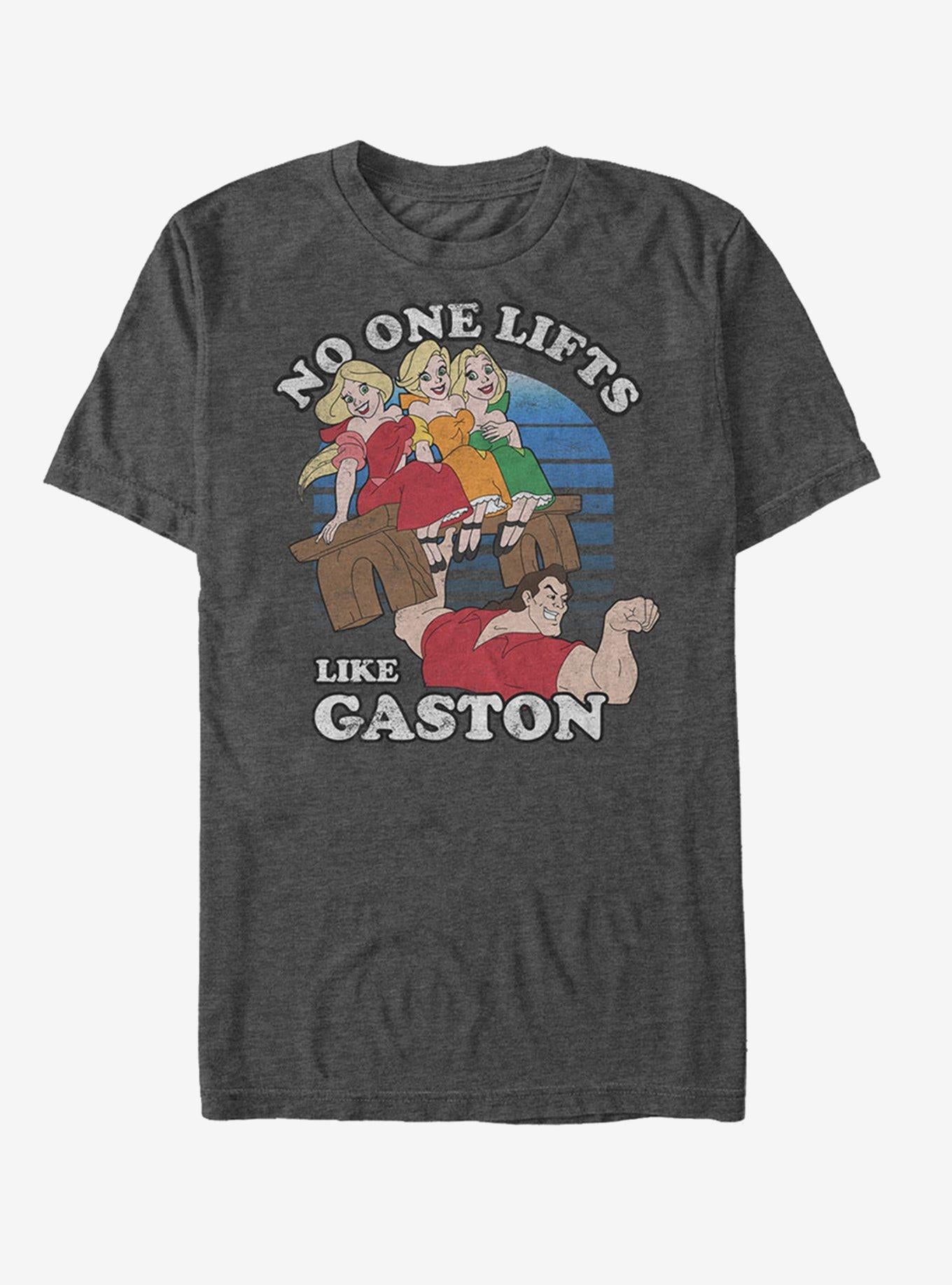 Disney No One Lifts Like Gaston T-Shirt | Trending Graphic Tee For Fans