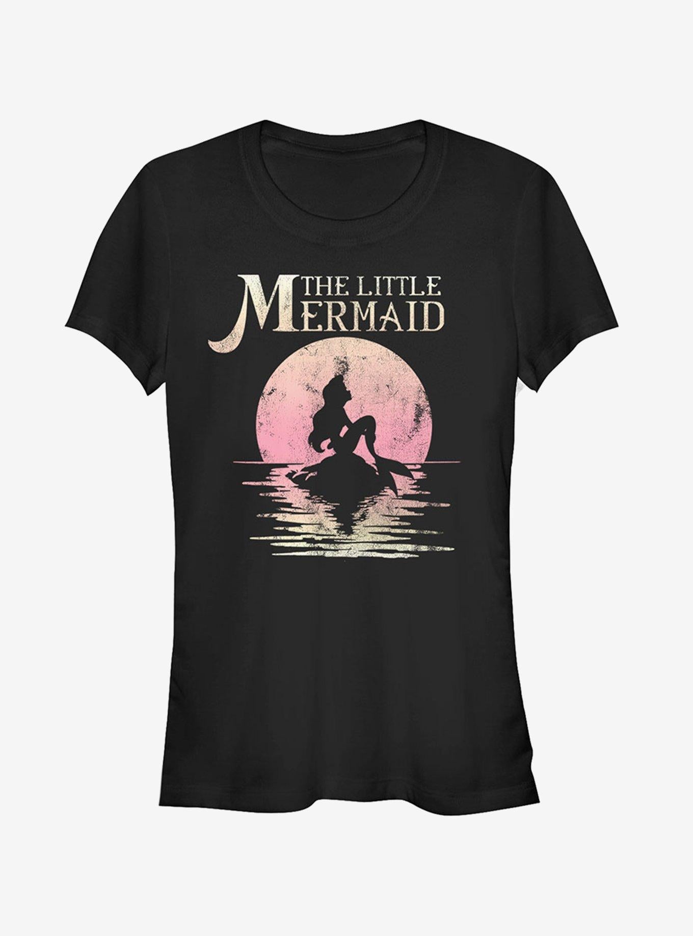 Disney Ariel Sunset Girls T-Shirt | Trending Graphic Tee For Fans