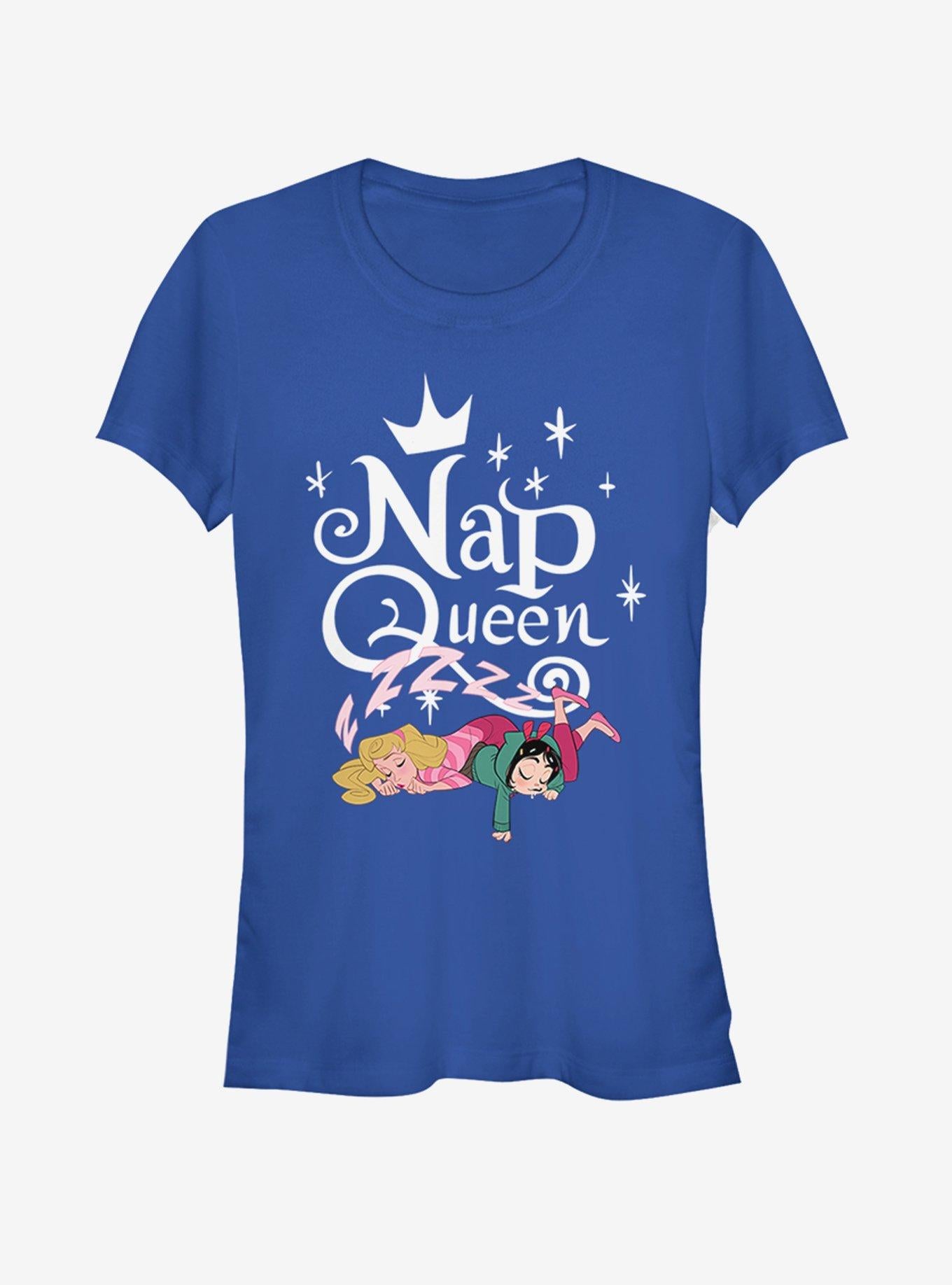 Disney Ralph Breaks The Internet Aurora Nap Queen Girls T-Shirt | Trending Graphic Tee For Fans