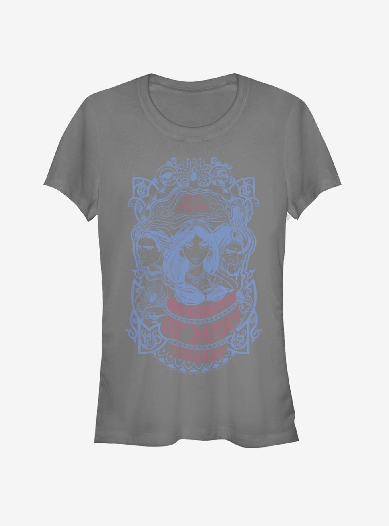 Disney Aladdin 2019 Vintage Aladdin Girls T-Shirt | Trending Graphic Tee For Fans