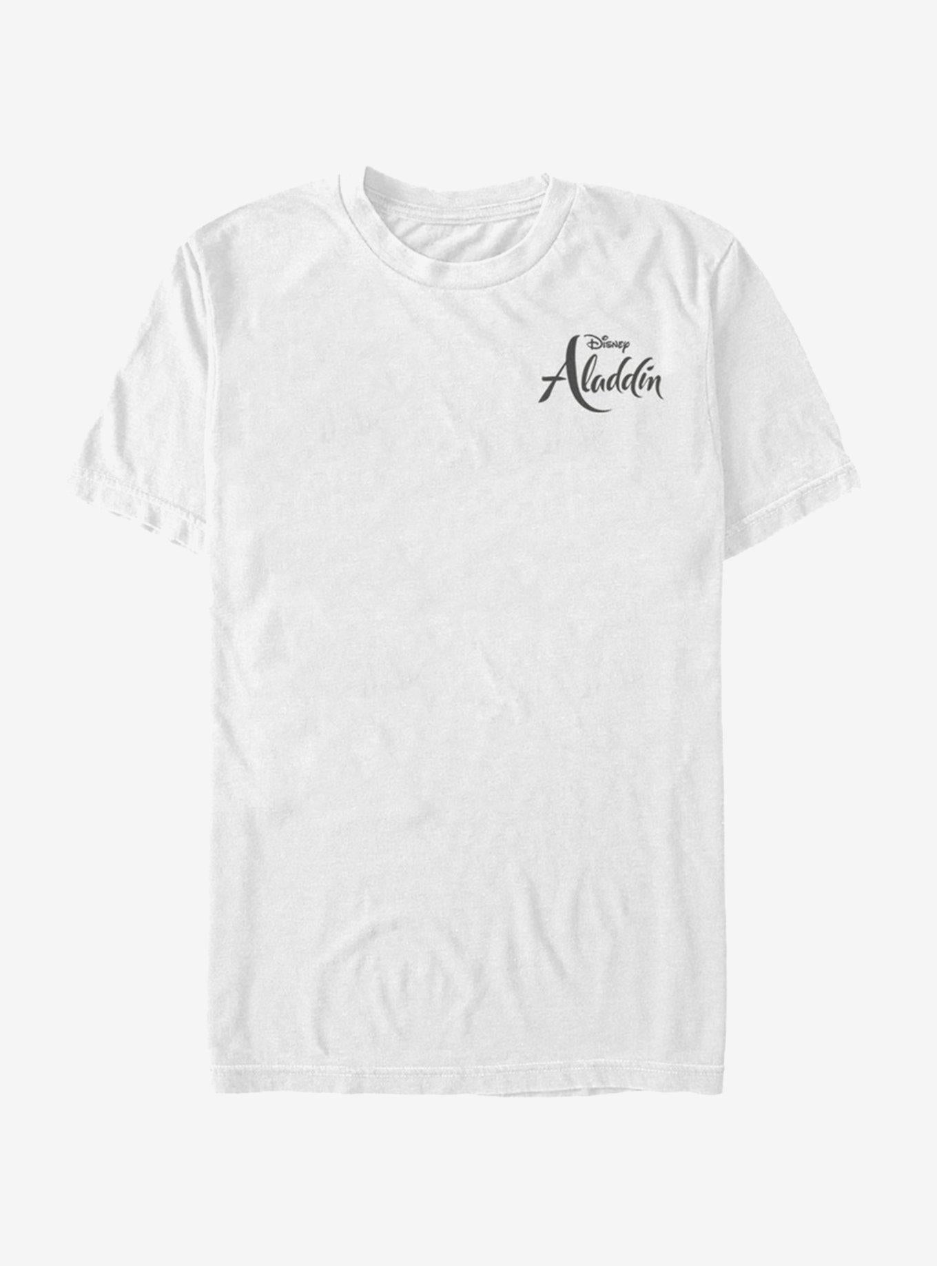 Disney Aladdin 2019 Genie Lamp Pattern T-Shirt | Trending Graphic Tee For Fans