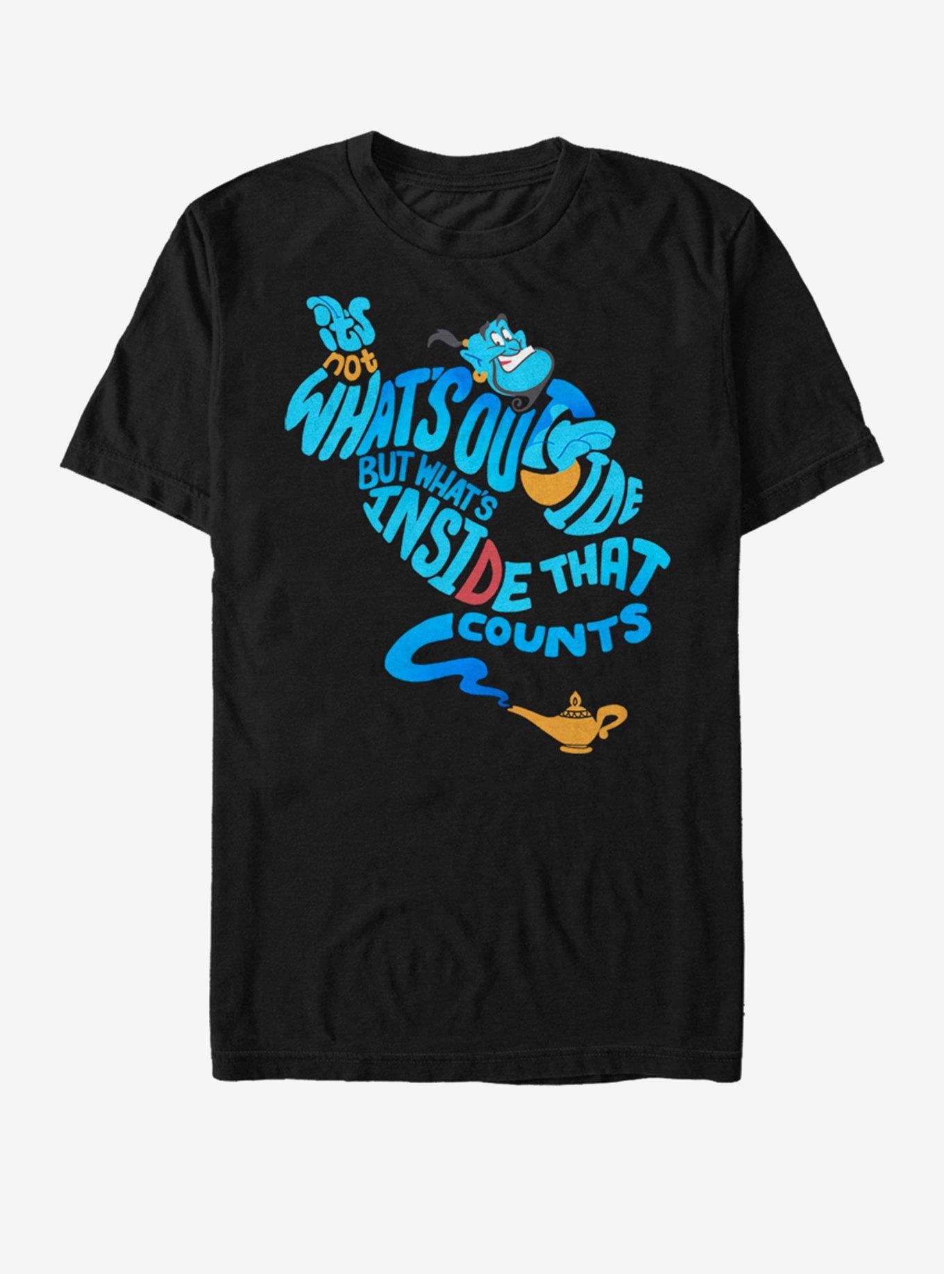Disney Aladdin Quote Genie Bottle T-Shirt | Trending Graphic Tee For Fans