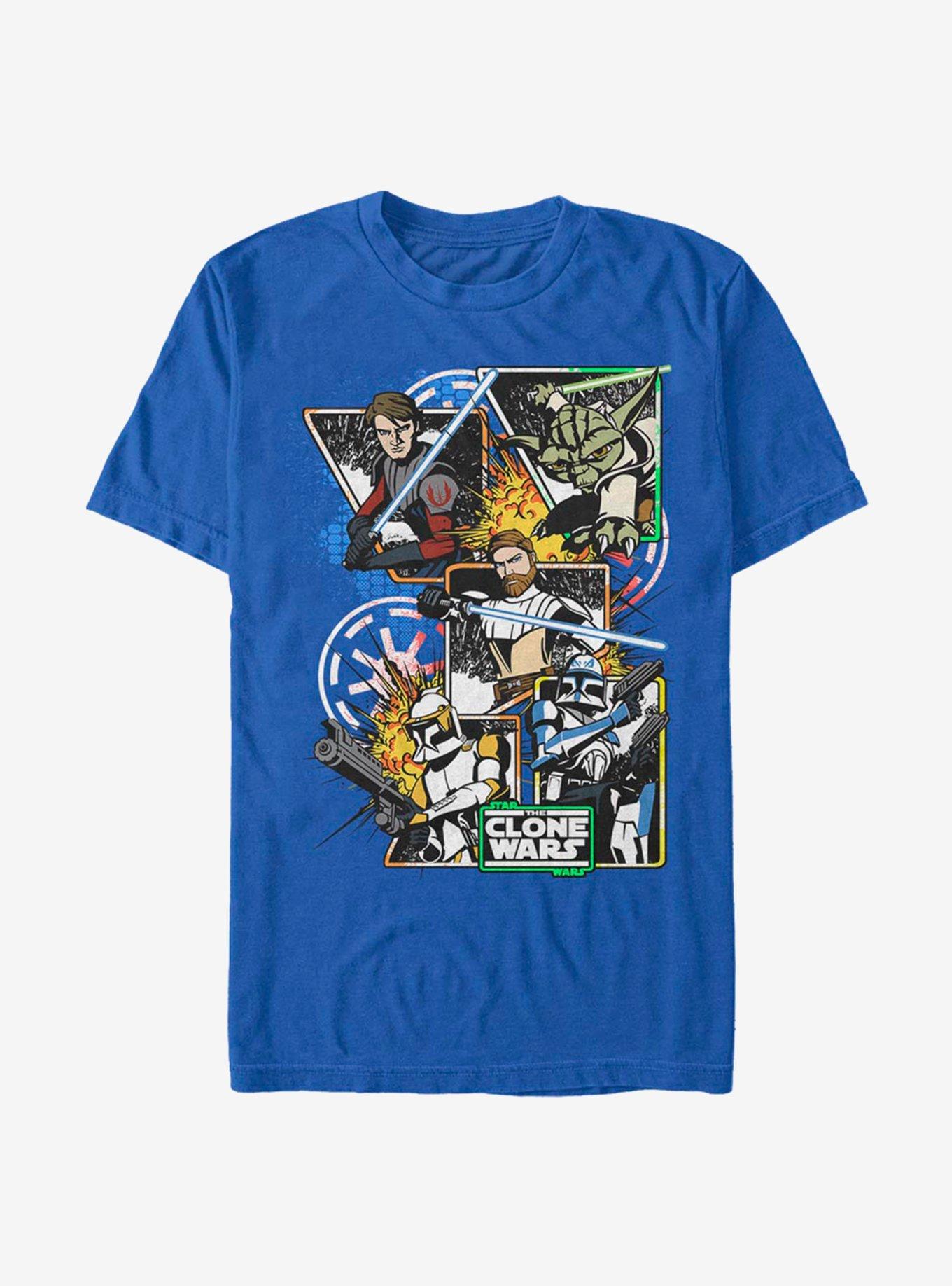 Star Wars The Clone Wars Flush T-Shirt | Trending Graphic Tee For Fans