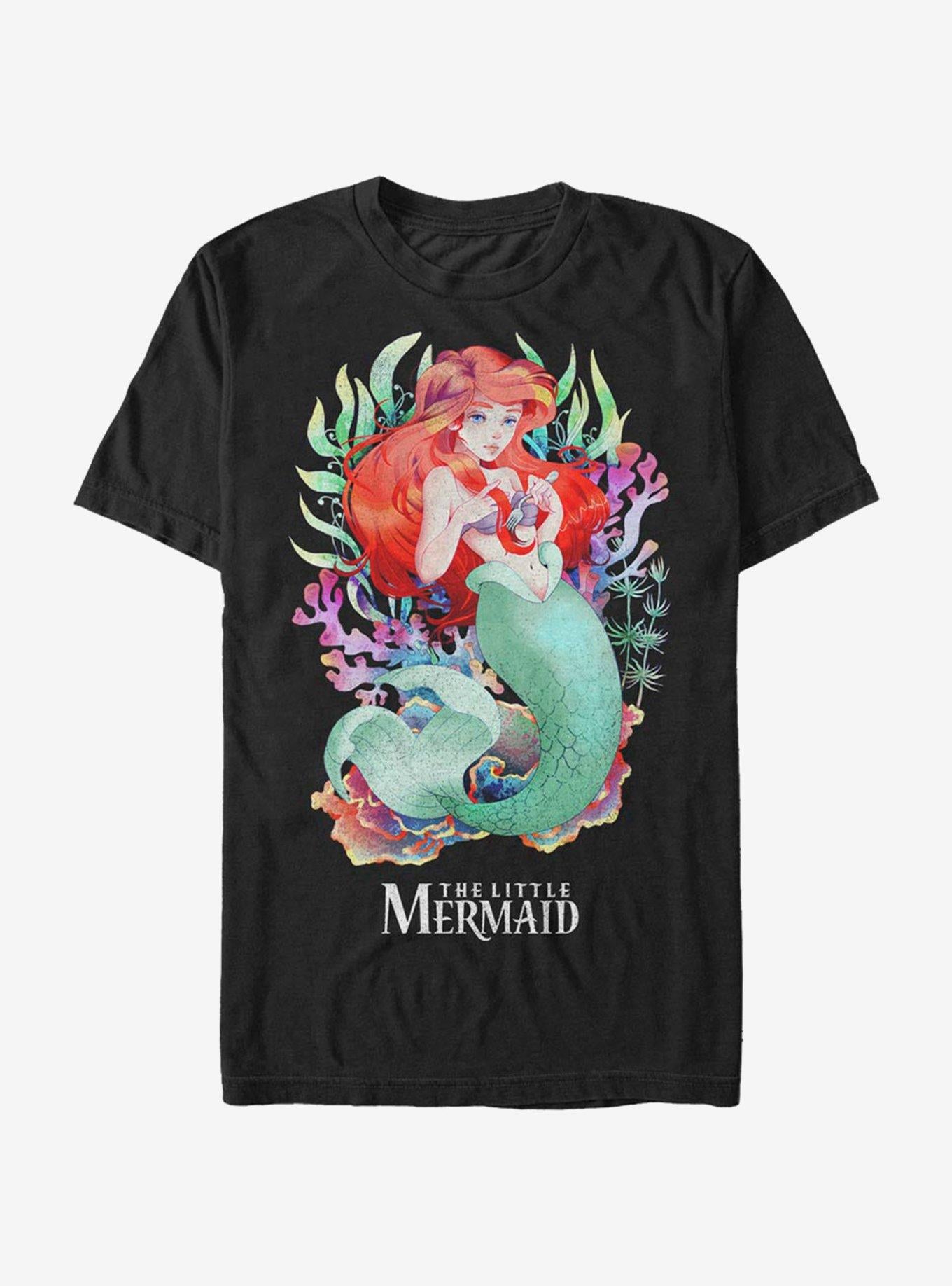 Disney Little Mermaid Anime T-Shirt | Trending Graphic Tee For Fans