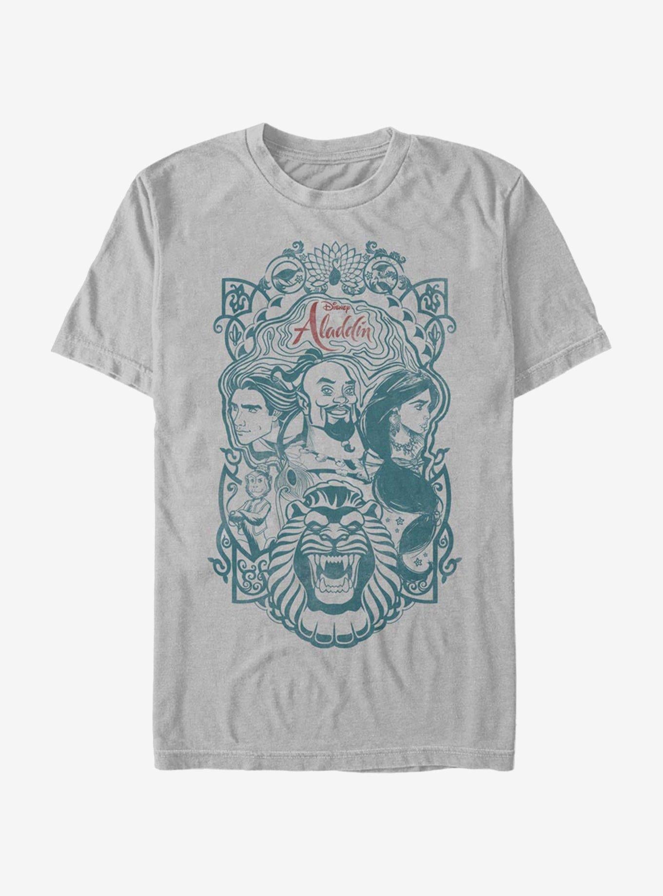 Disney Aladdin 2019 Vintage Set Of Three T-Shirt | Trending Graphic Tee For Fans