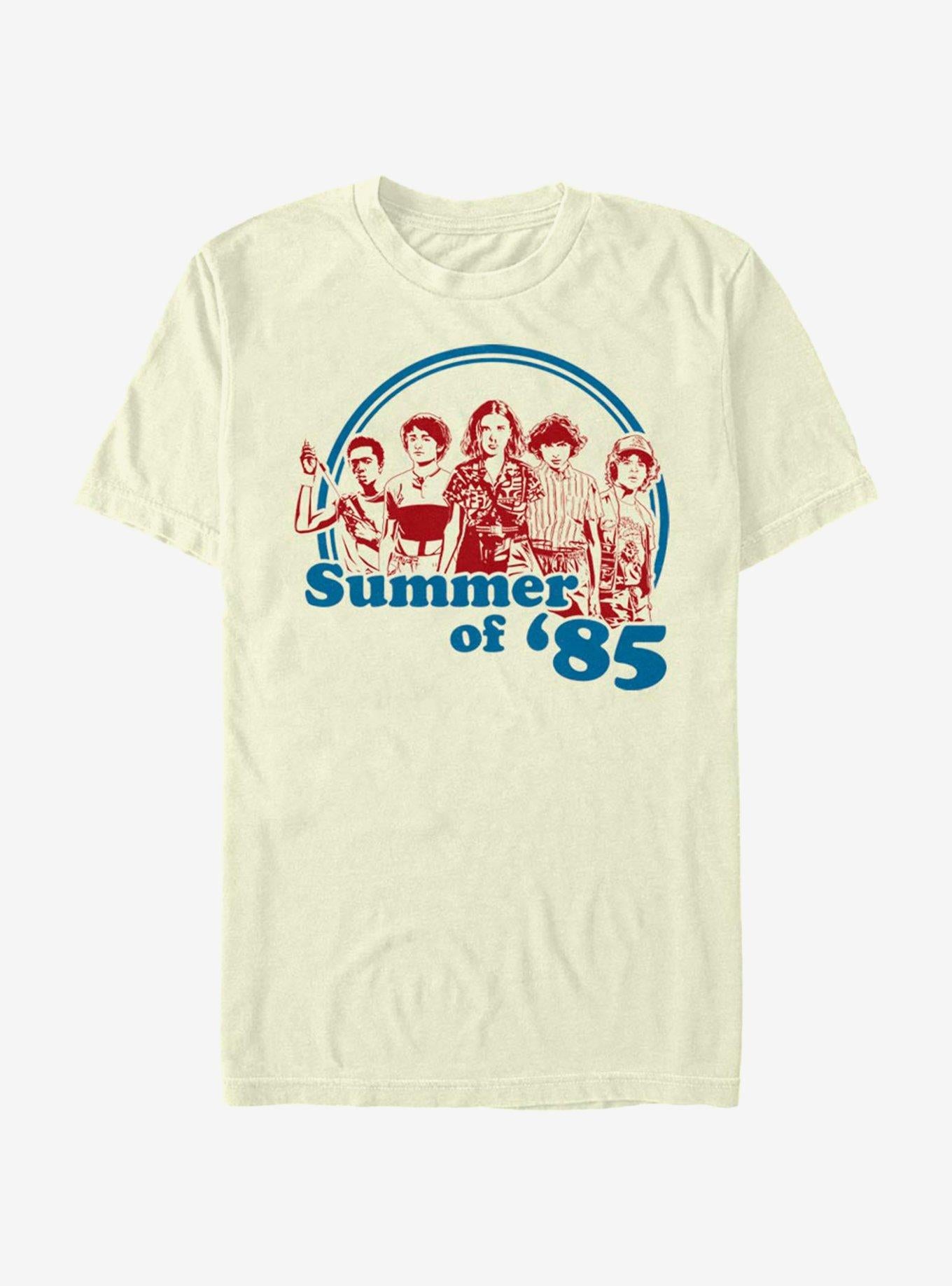Stranger Things Group Summer of 85 T-Shirt | Trending Graphic Tee For Fans