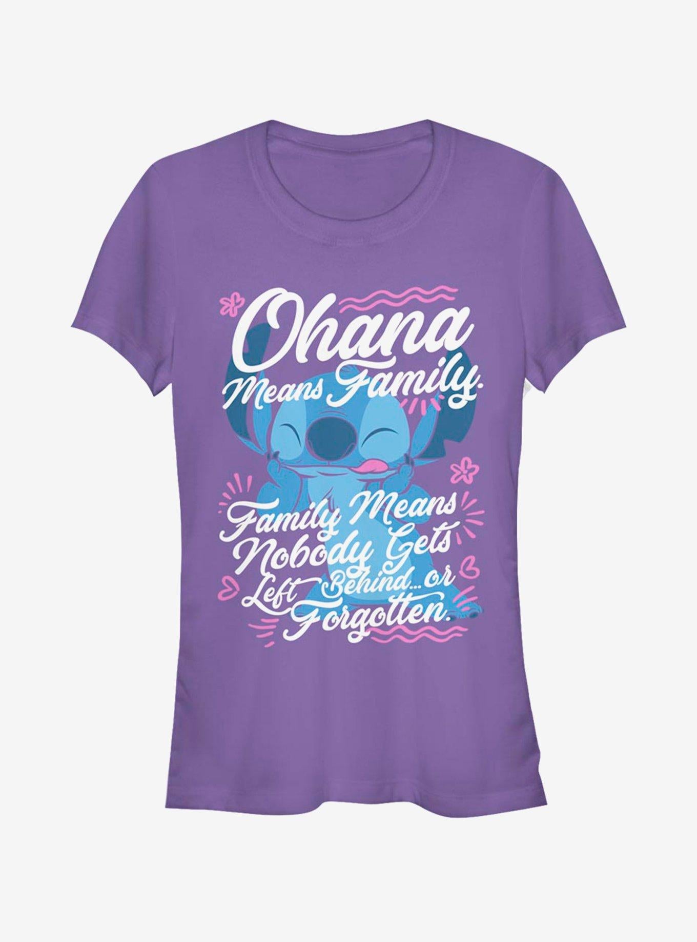 Disney Lilo & Stitch Ohana Family Girls T-Shirt | Trending Graphic Tee For Fans