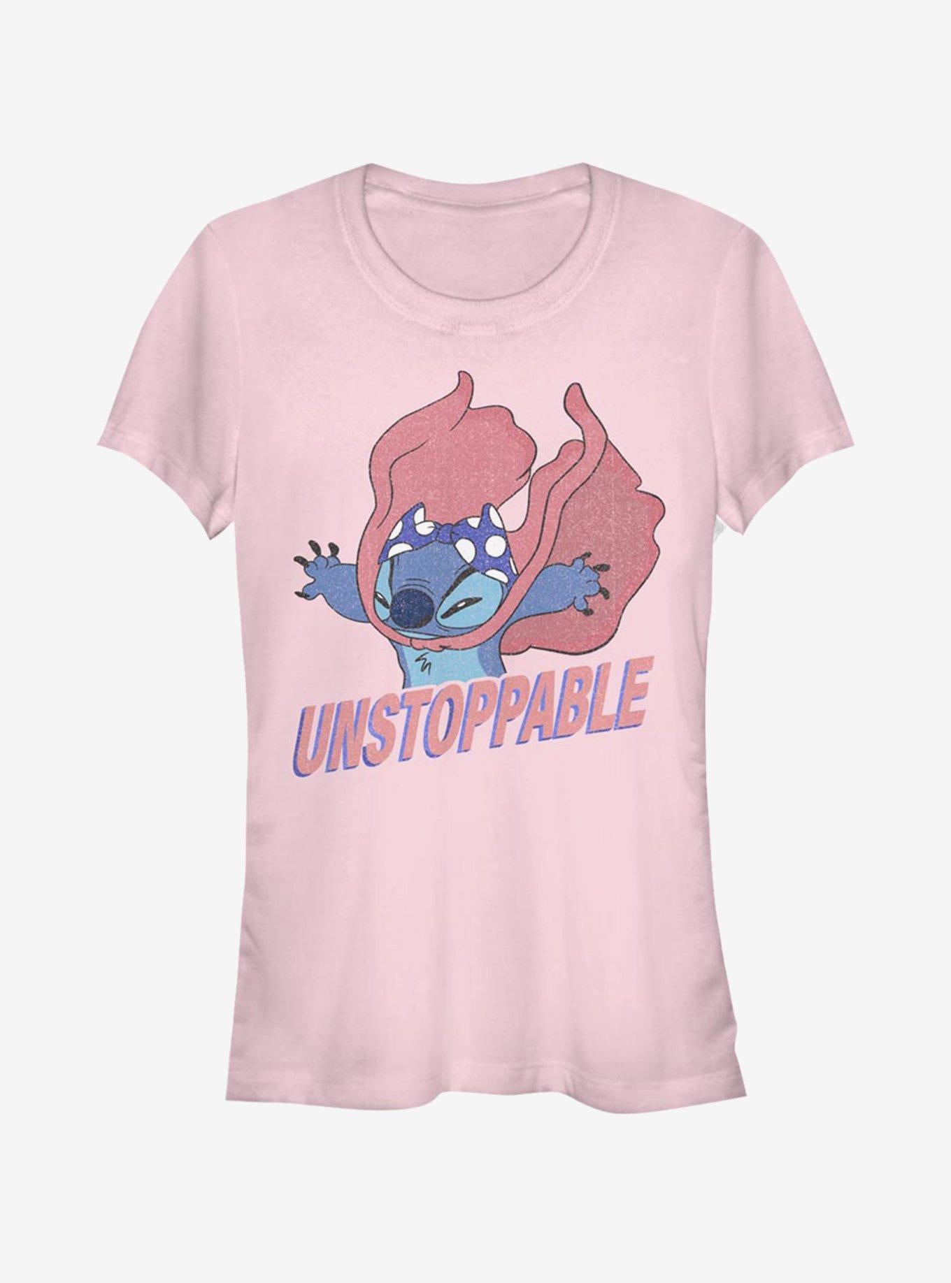 Disney Lilo & Stitch Unstoppable Stitch Girls T-Shirt | Trending Graphic Tee For Fans